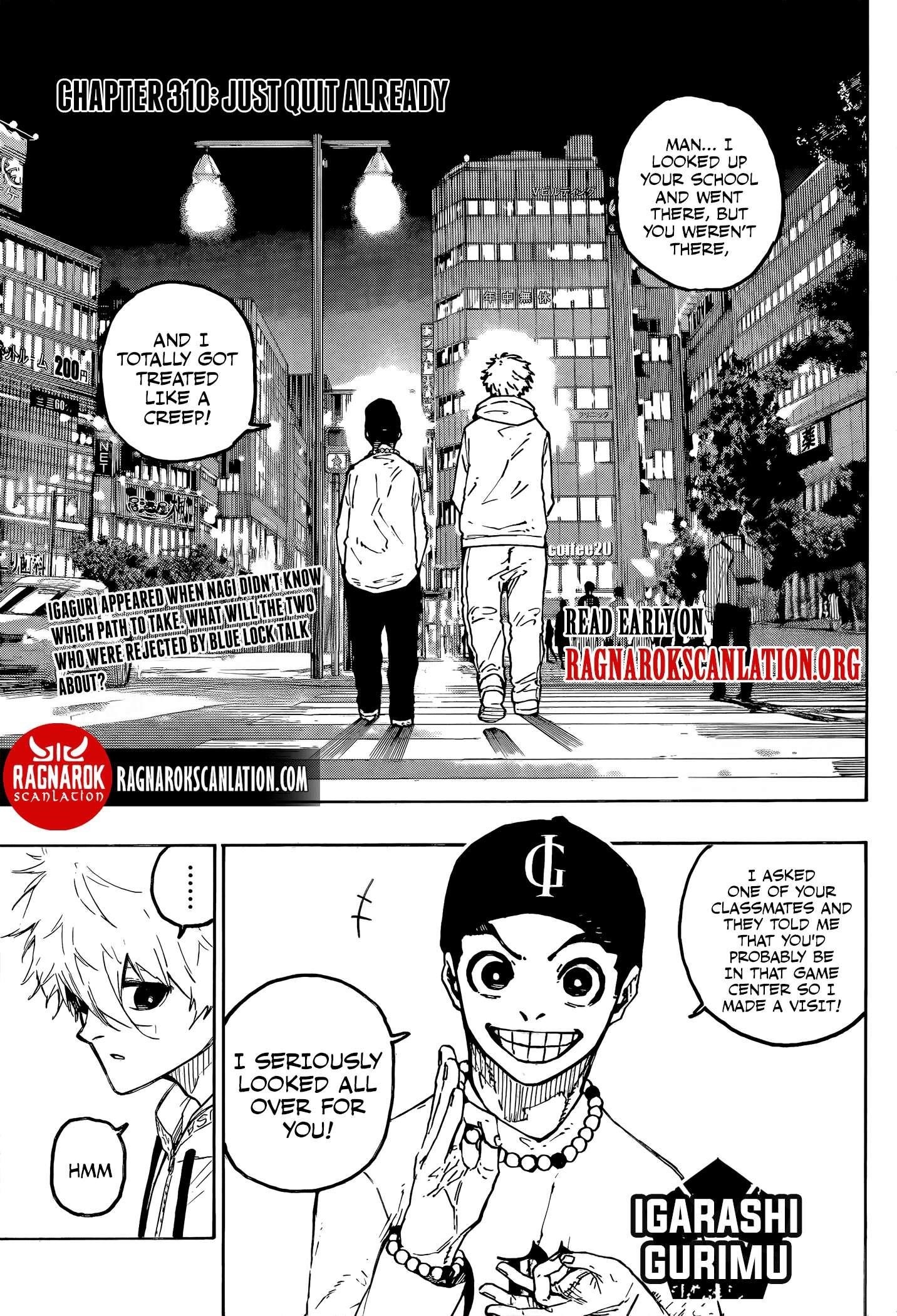 Blue Lock Chapter 310 - Page 1