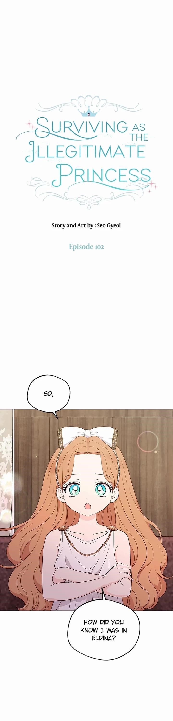 Surviving as an Illegitimate Princess Chapter 102 - Page 1