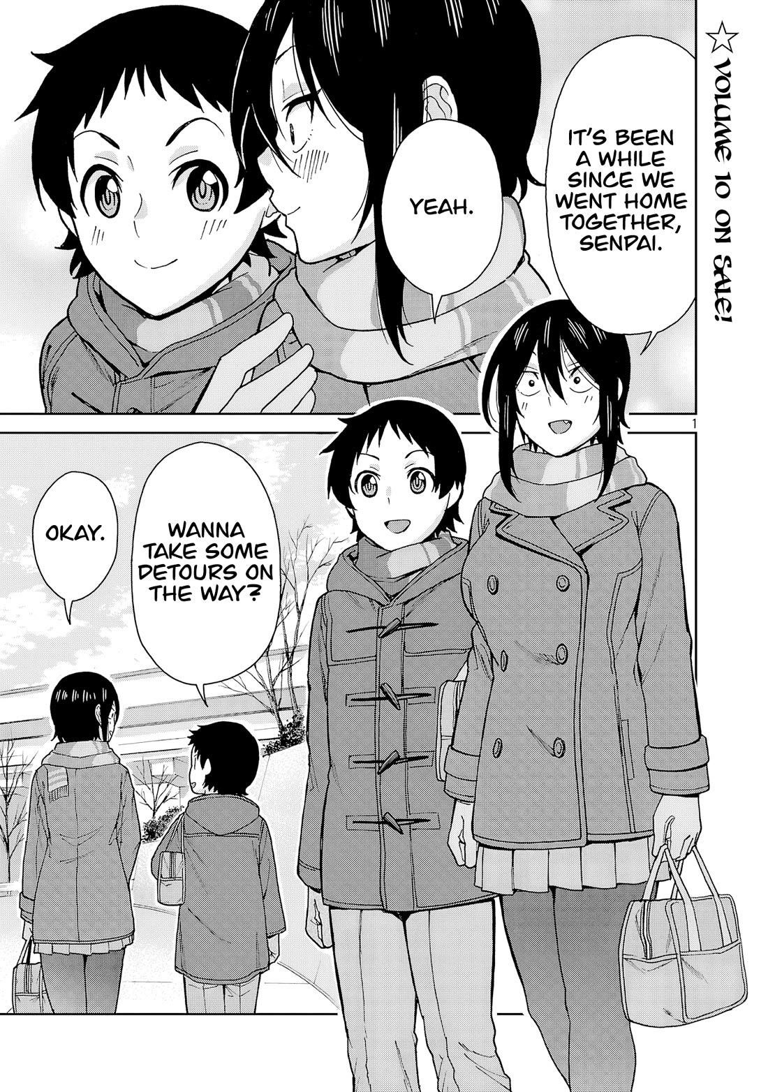 Hitomi-Chan Is Shy With Strangers Chapter 130 - Page 1