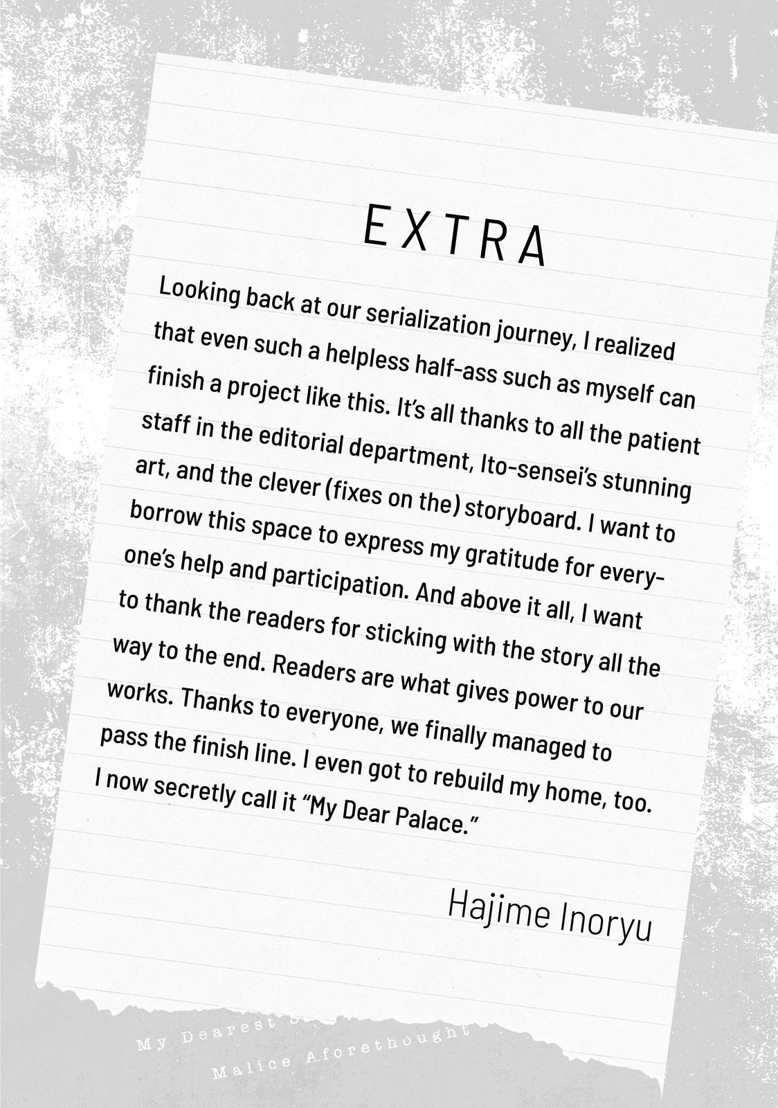 Shinai Naru Boku e Satsui o Komete Chapter 97.5 - Page 19