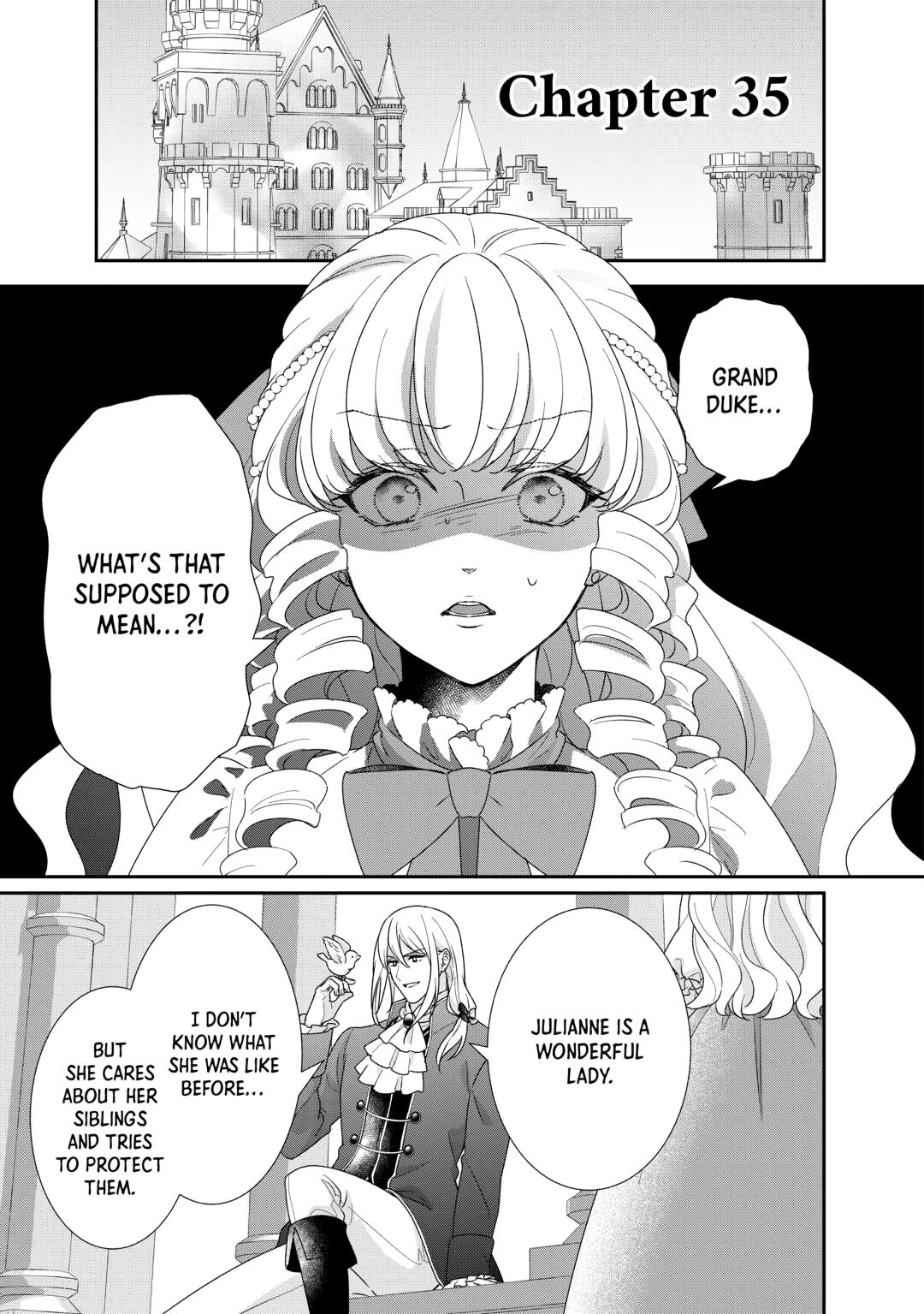 The Struggle of Being Reincarnated as the Marquess’s Daughter: I’ll Deal with What’s Coming to Me! Chapter 35 - Page 1