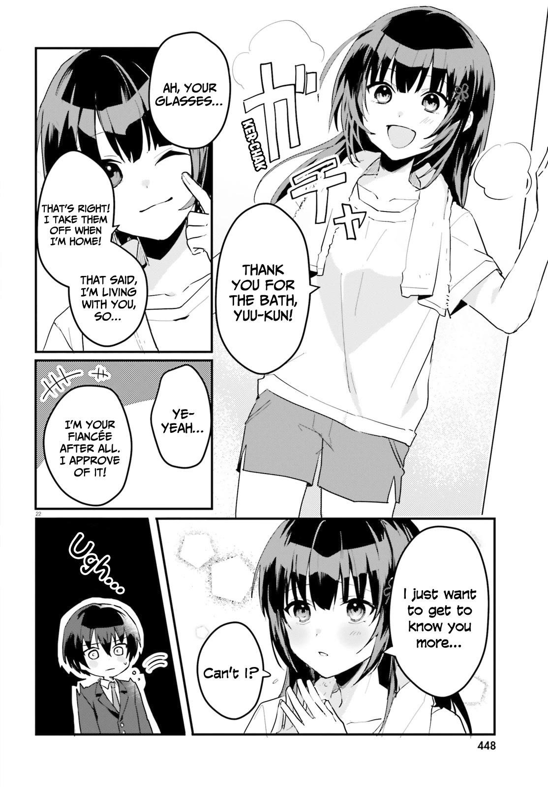 The Plain-Looking Girl, Who Became My Fiancée, Is Only Cute At Home Chapter 3 - Page 22