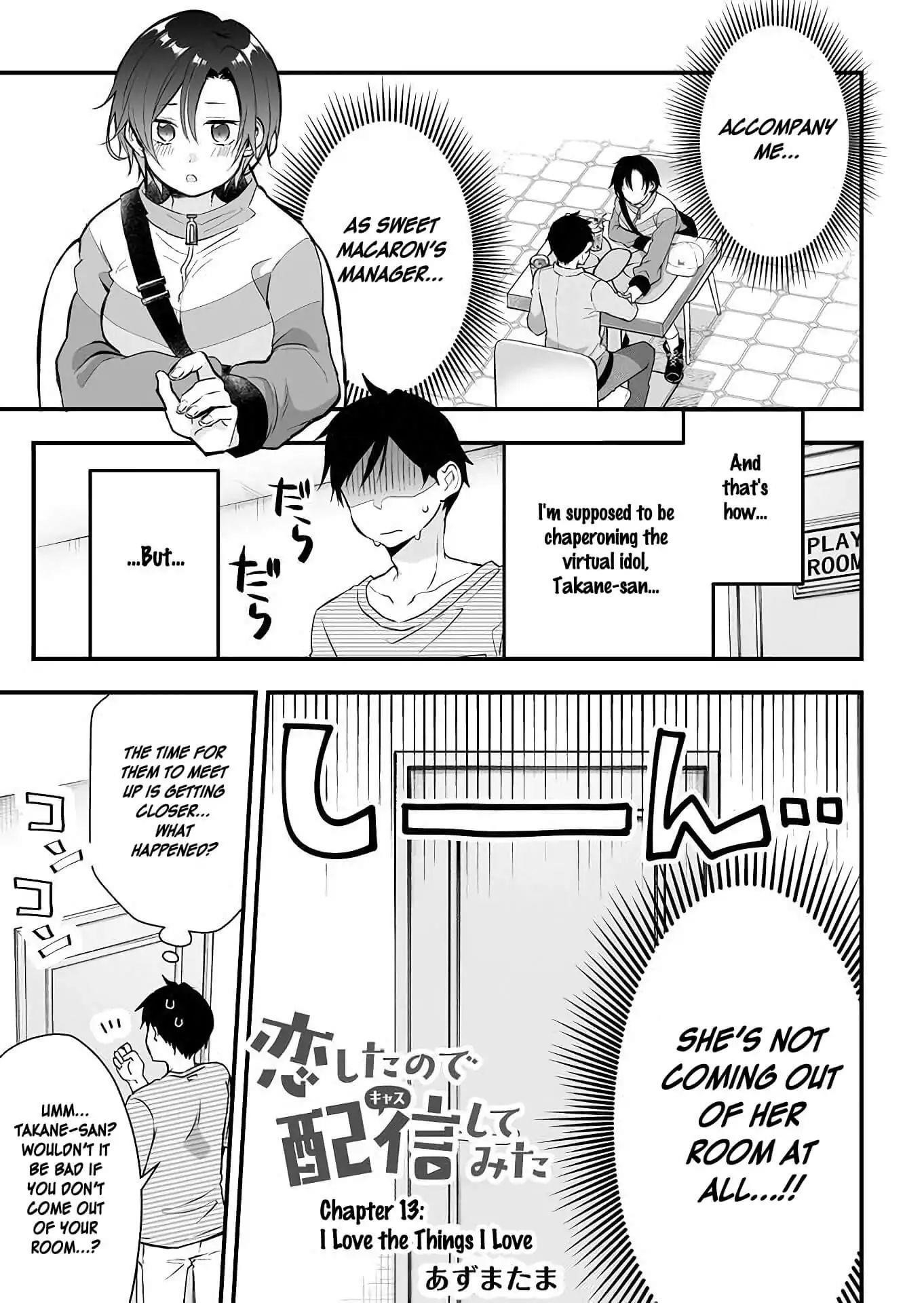 I Fell In Love, So I Tried Livestreaming Chapter 13 - Page 1