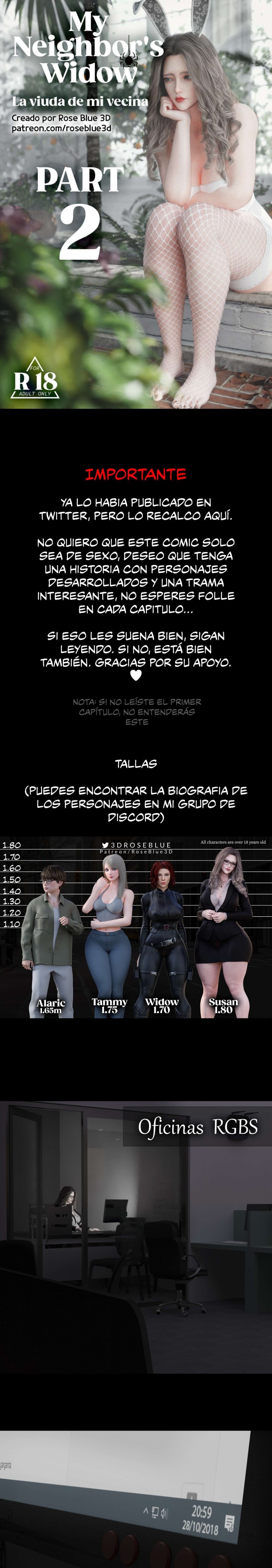 My Neighbor's Widow Raw Chapter 2 - Page 1