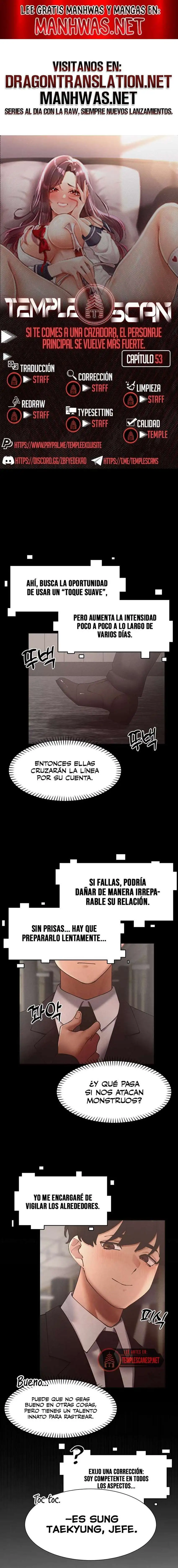 The Protagonist Gets Stronger When He Fucks the Female Hunter Raw Chapter 53 - Page 1