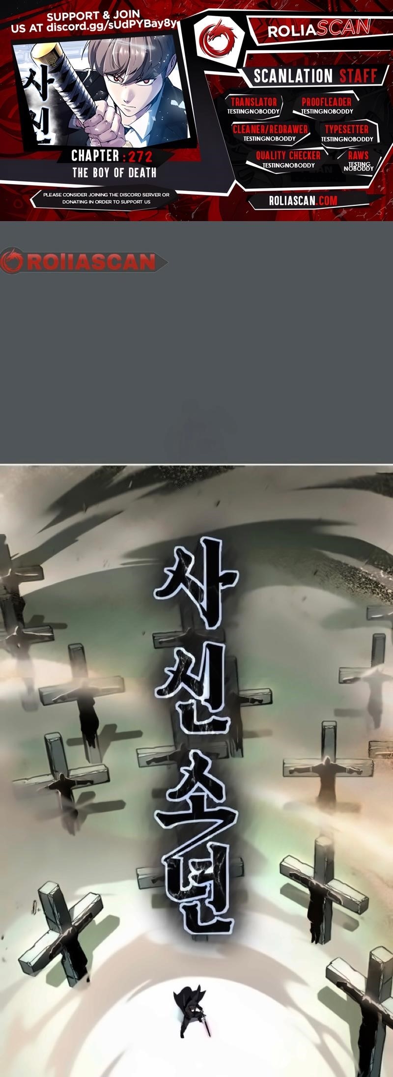 The Boy Of Death Chapter 272 - Page 1