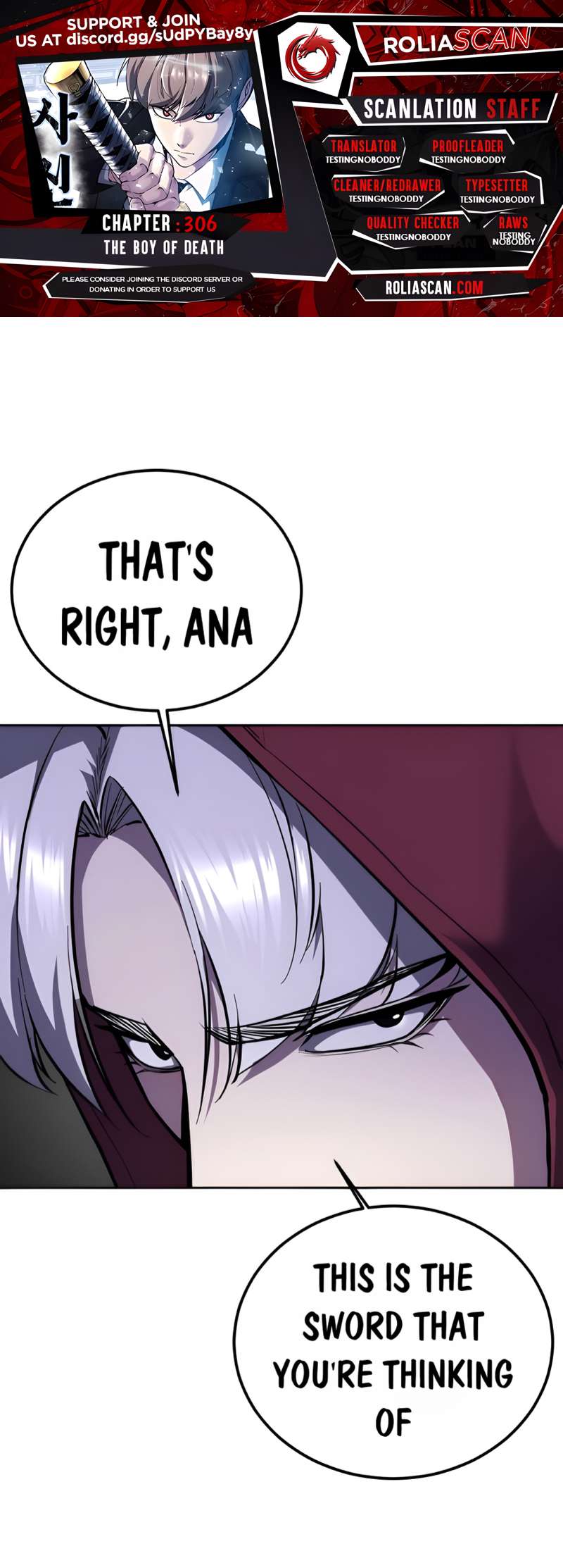 The Boy Of Death Chapter 306 - Page 1