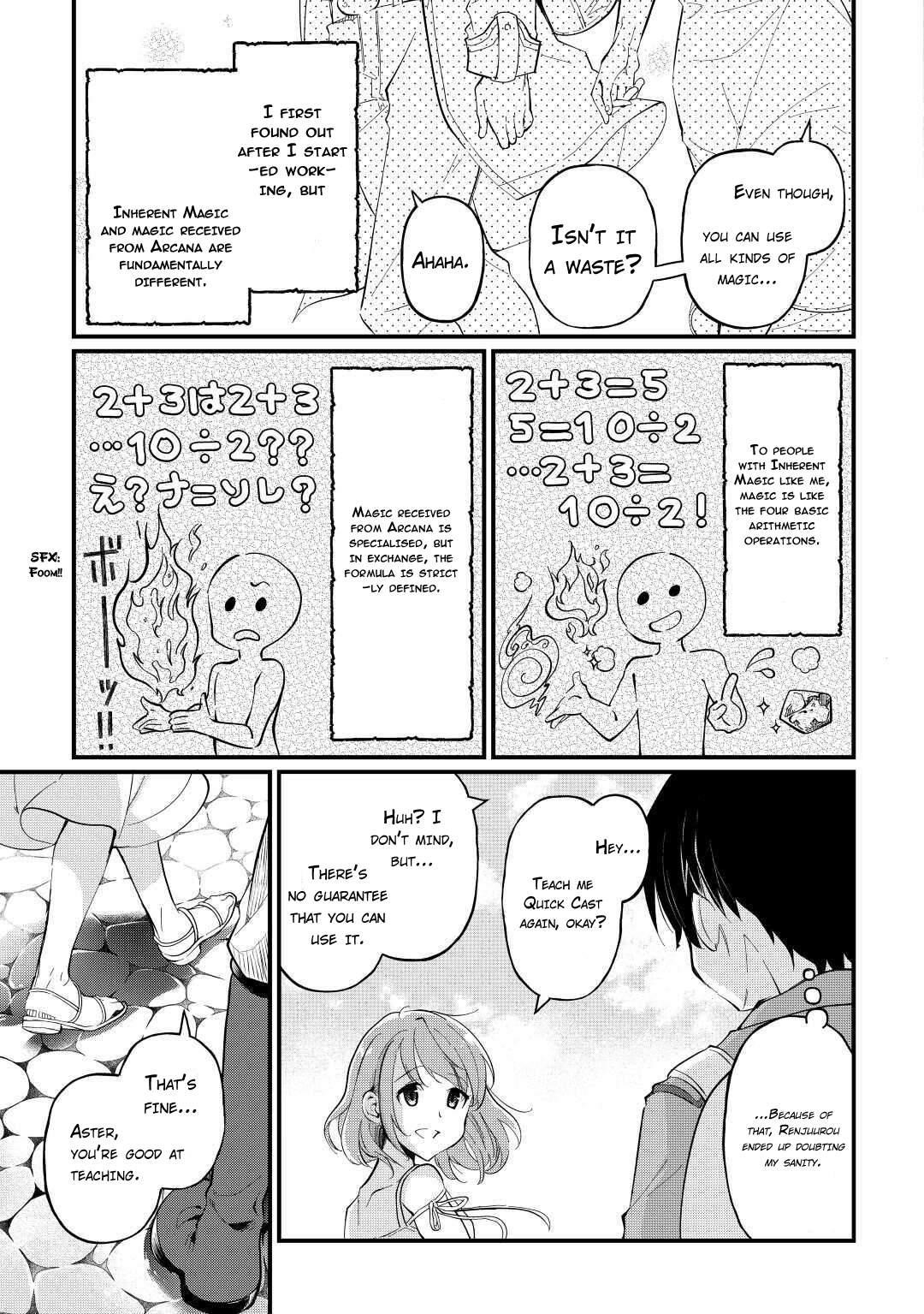 Ochikobore “1” Mahou Tsukai wa, Kyou mo Muishiki ni Cheat wo Tsukau Chapter 3 - Page 15