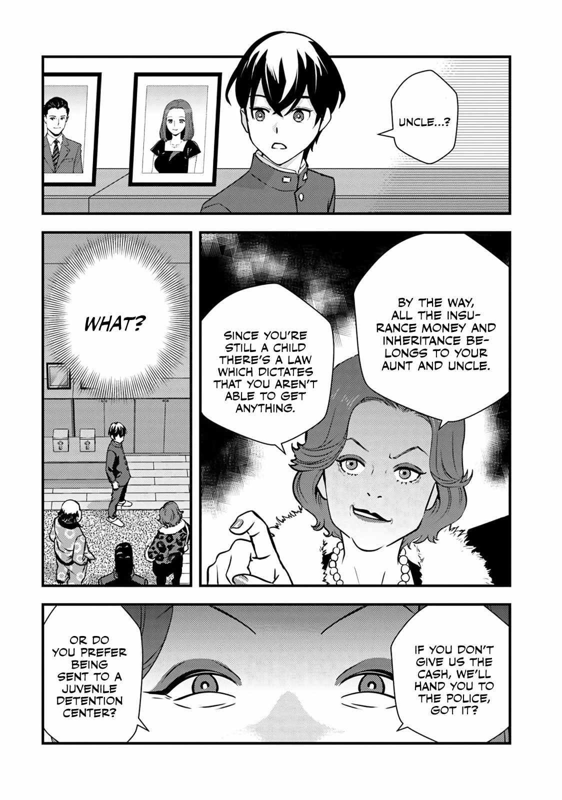 The hero returns from another world, becomes an influencer, and earns money in the real world, where dungeons have appeared! Chapter 1 - Page 35