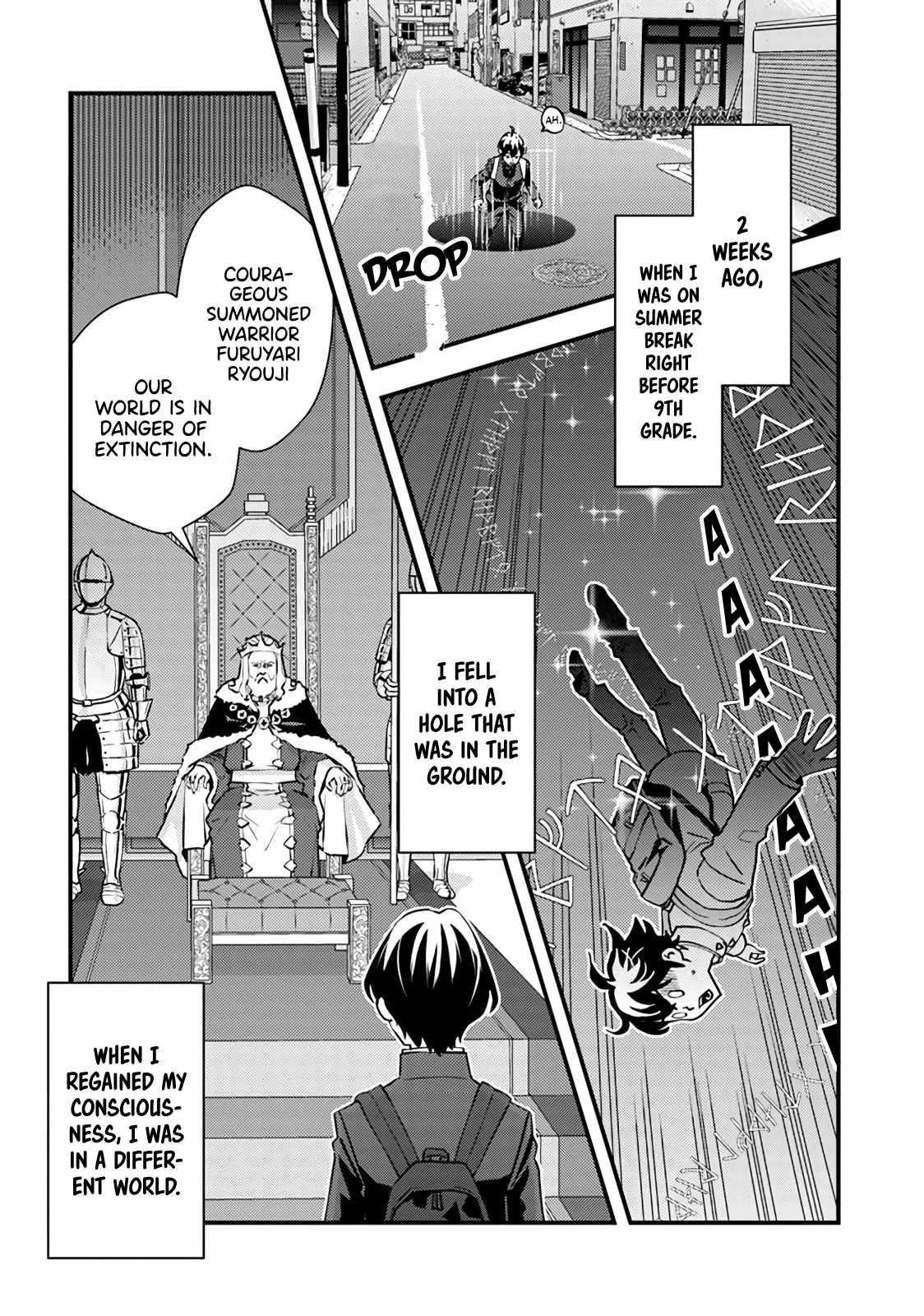 The hero returns from another world, becomes an influencer, and earns money in the real world, where dungeons have appeared! Chapter 1 - Page 5