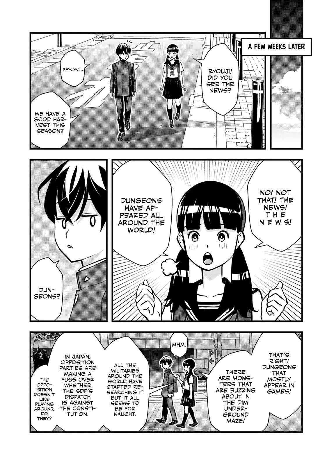 The hero returns from another world, becomes an influencer, and earns money in the real world, where dungeons have appeared! Chapter 1 - Page 54