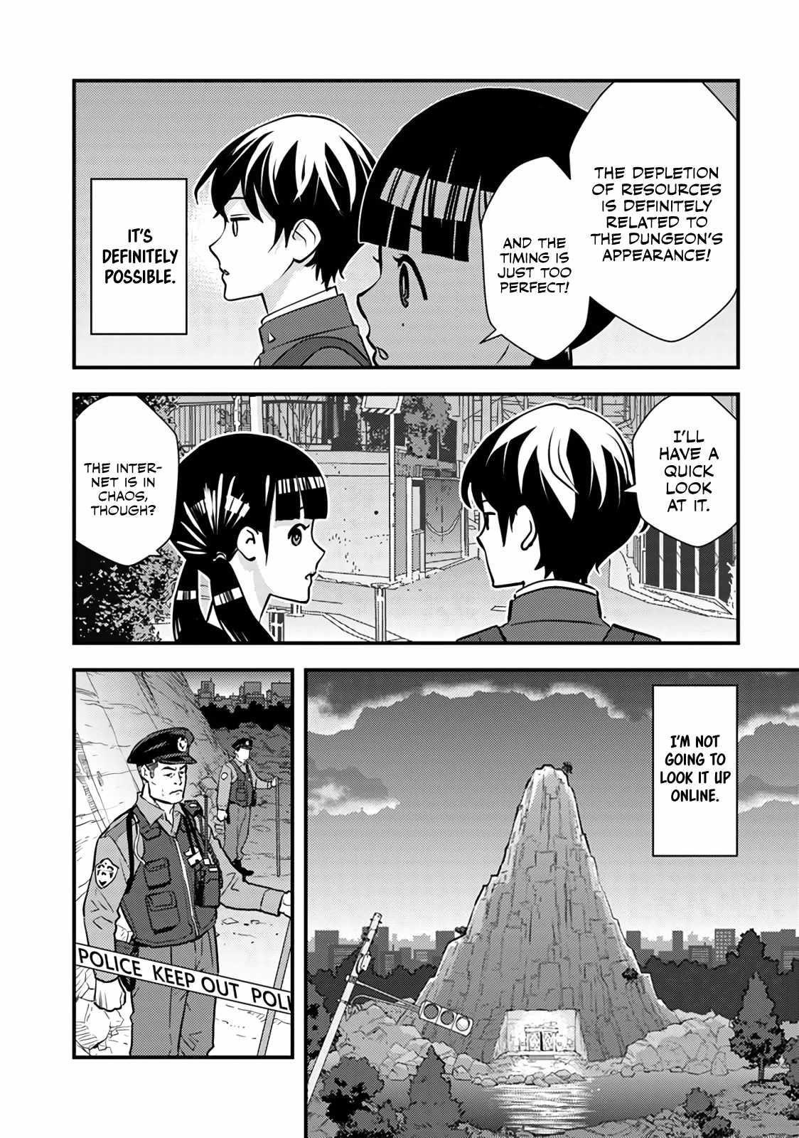 The hero returns from another world, becomes an influencer, and earns money in the real world, where dungeons have appeared! Chapter 1 - Page 56