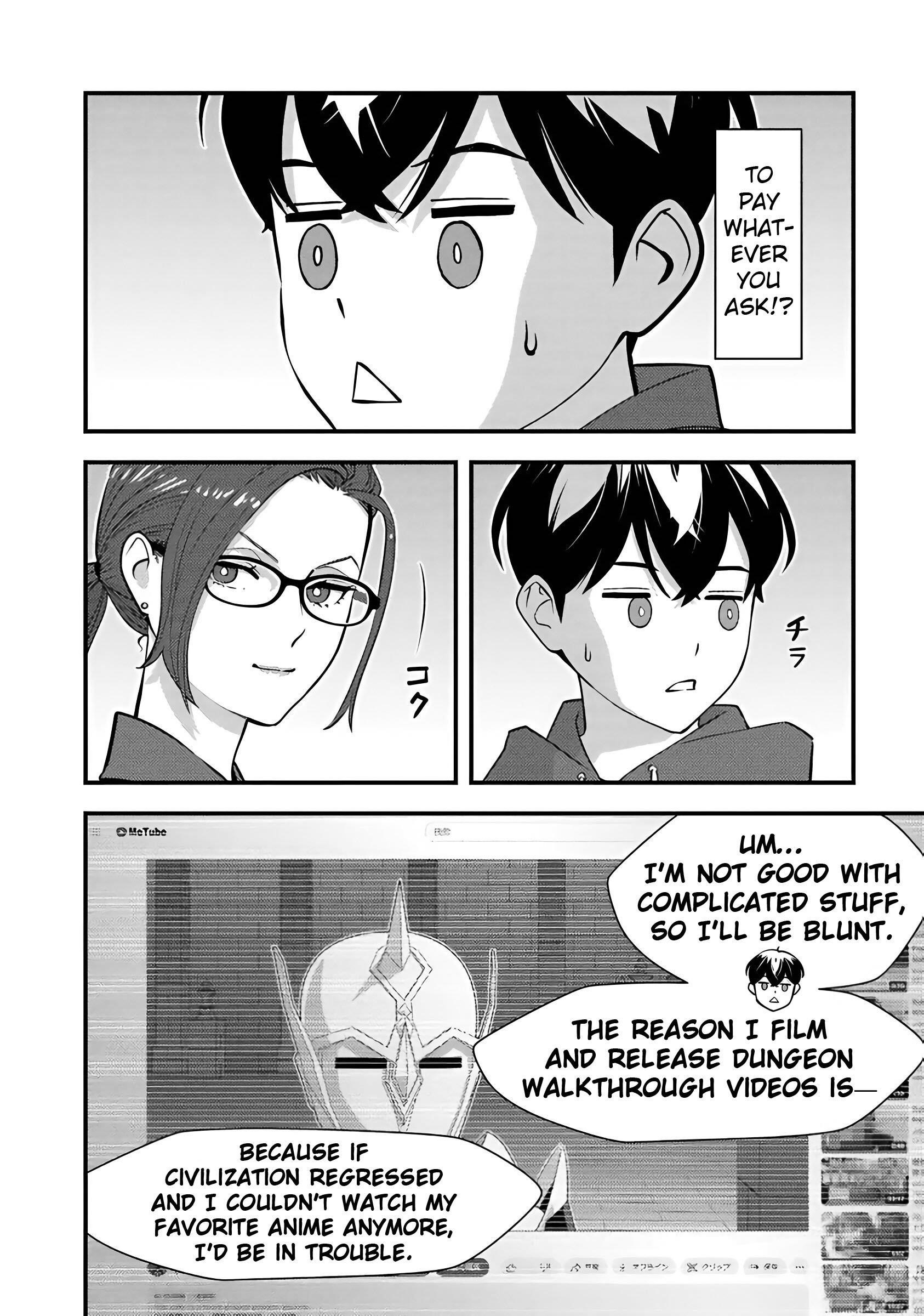 The hero returns from another world, becomes an influencer, and earns money in the real world, where dungeons have appeared! Chapter 27 - Page 10