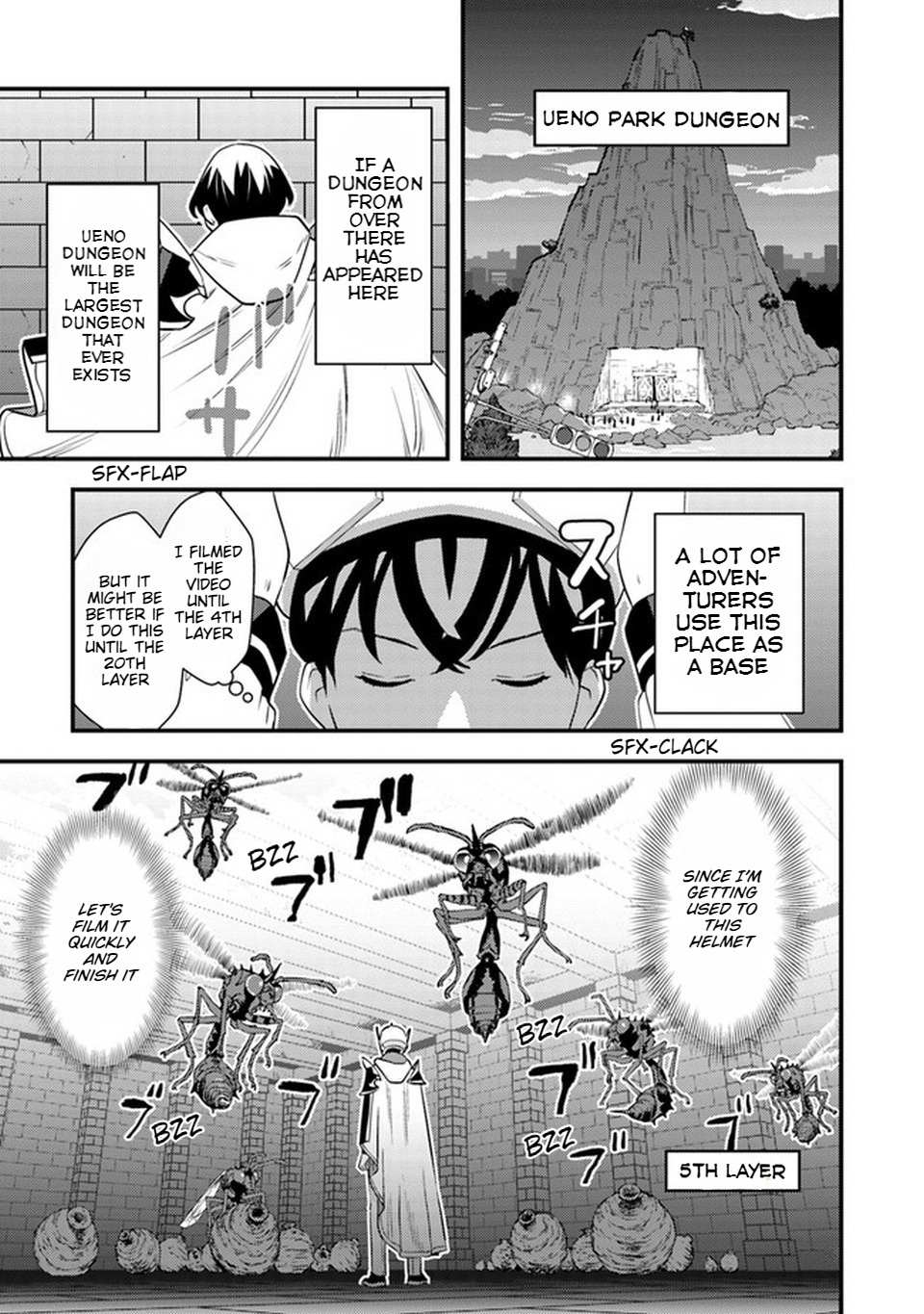 The hero returns from another world, becomes an influencer, and earns money in the real world, where dungeons have appeared! Chapter 6.1 - Page 13