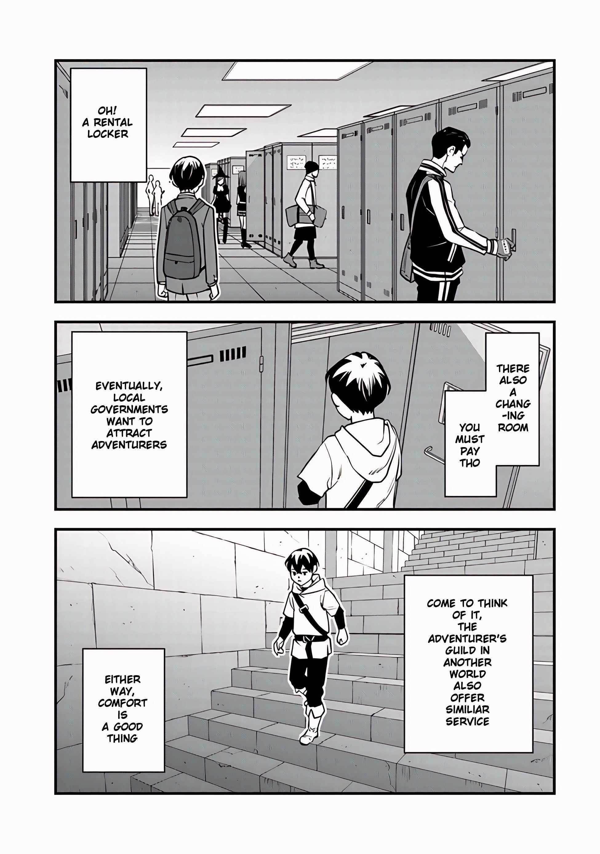 The hero returns from another world, becomes an influencer, and earns money in the real world, where dungeons have appeared! Chapter 9.2 - Page 8