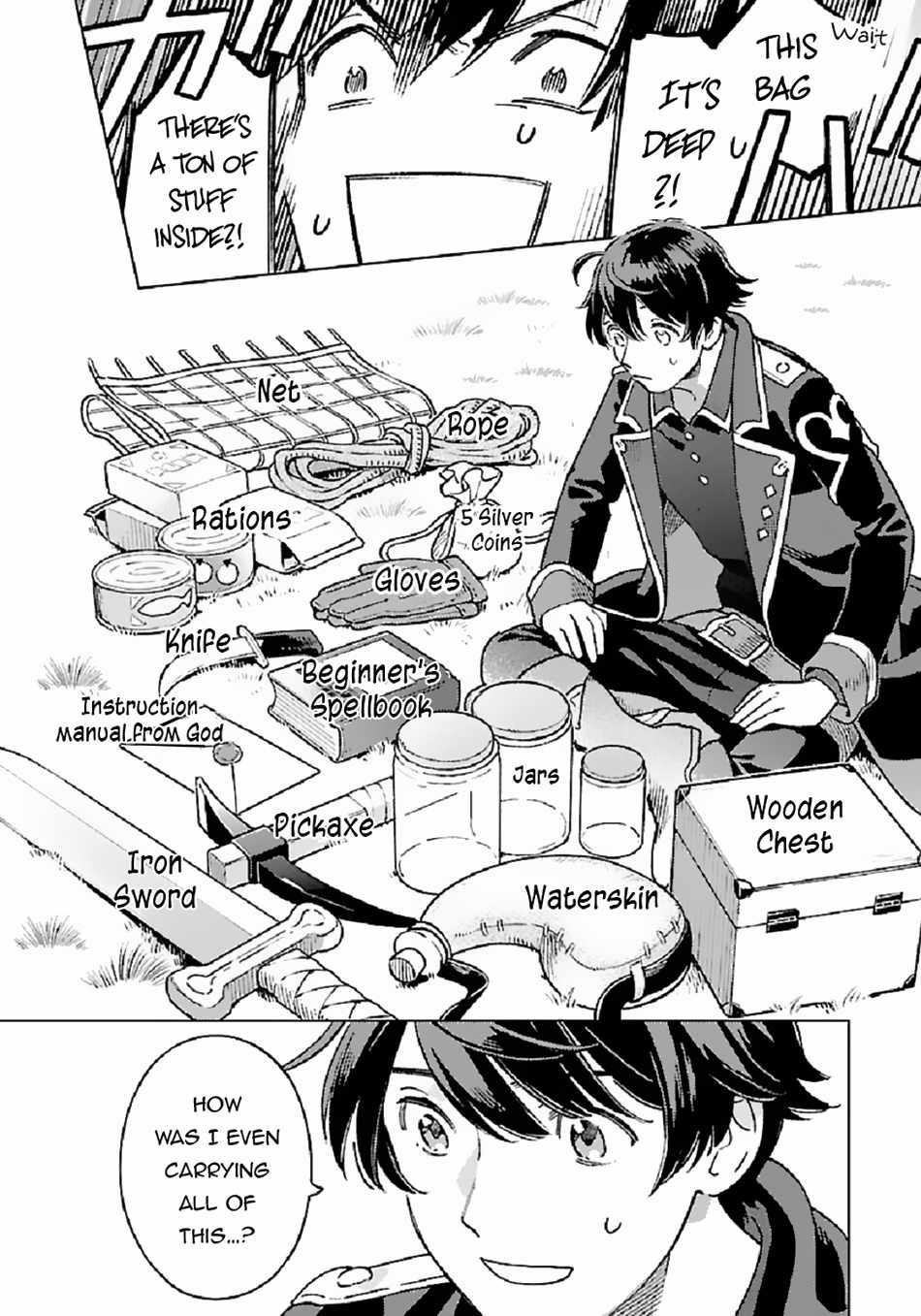 Living a Carefree Life Collecting Raw Materials in Another World Chapter 2 - Page 6