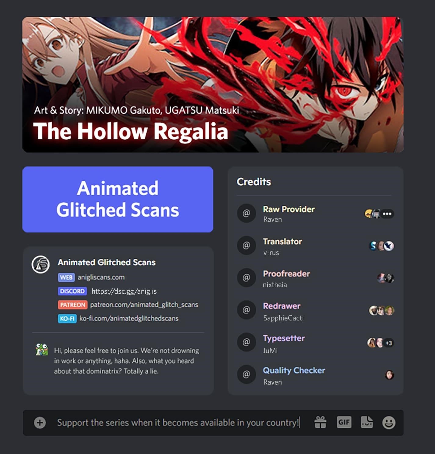 The Hollow Regalia Chapter 11 - Page 1