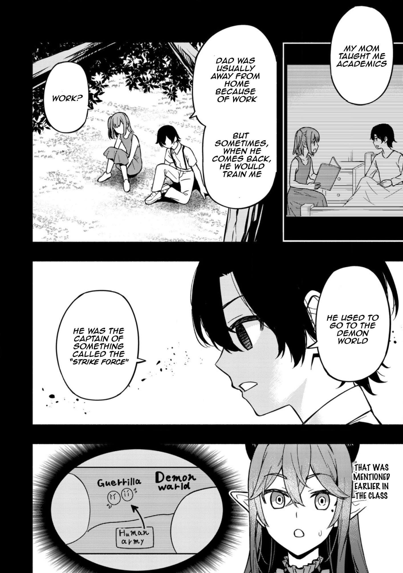 The Demon King’s Educator -The common teacher who has been exiled from the Brave Academy becomes a private teacher for the Devil’s daughters- Chapter 14 - Page 22