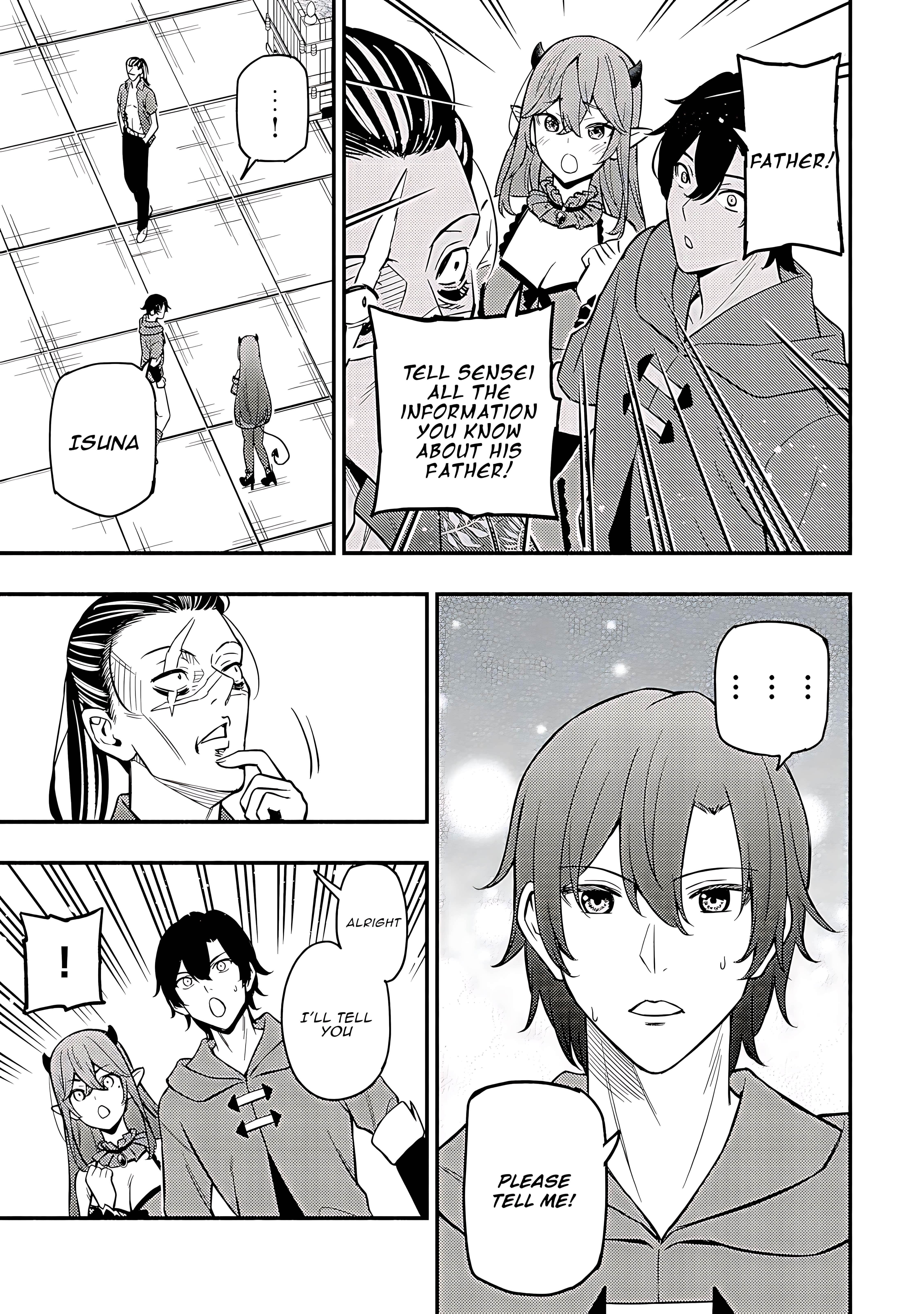 The Demon King’s Educator -The common teacher who has been exiled from the Brave Academy becomes a private teacher for the Devil’s daughters- Chapter 18 - Page 19