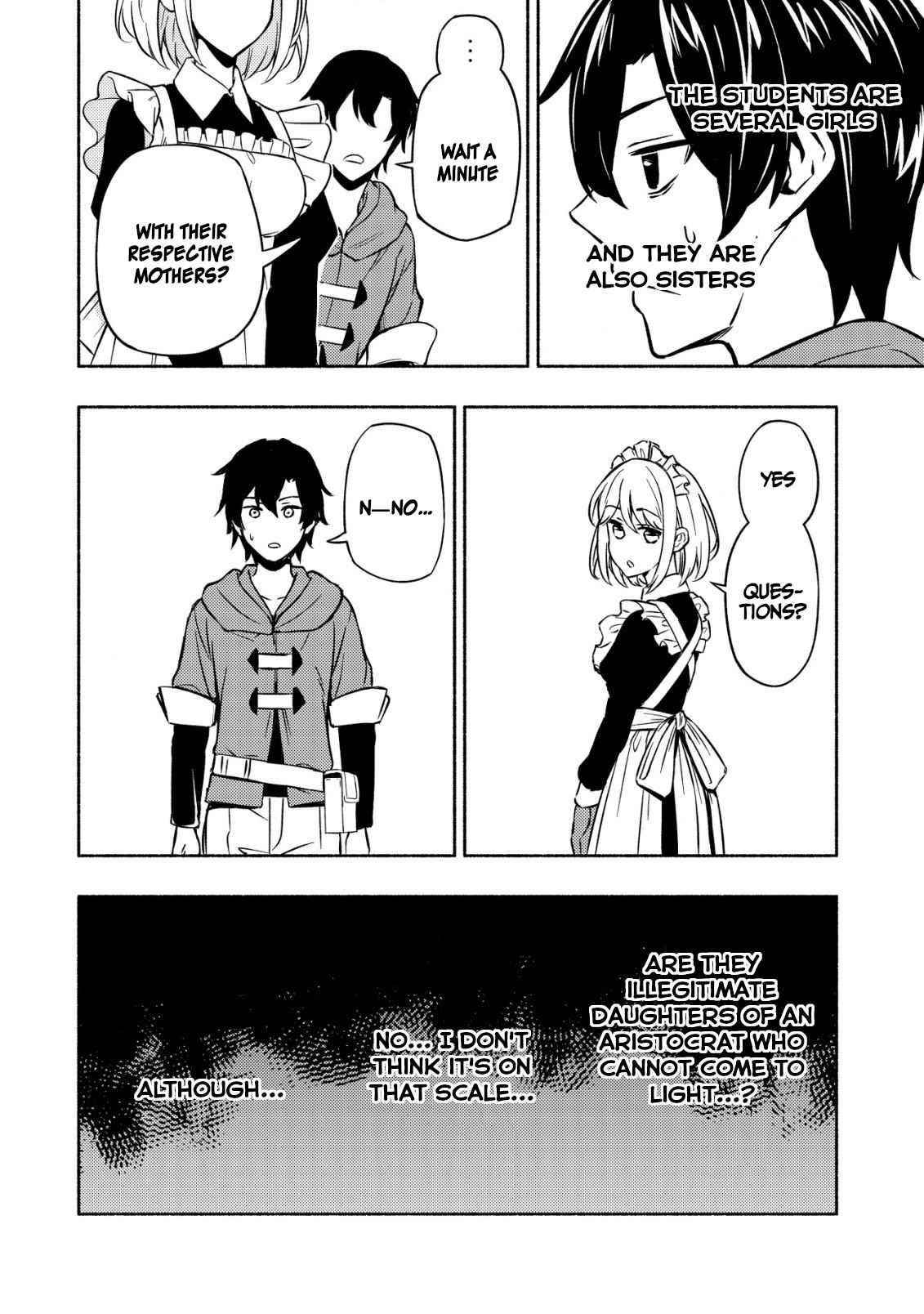 The Demon King’s Educator -The common teacher who has been exiled from the Brave Academy becomes a private teacher for the Devil’s daughters- Chapter 2 - Page 19