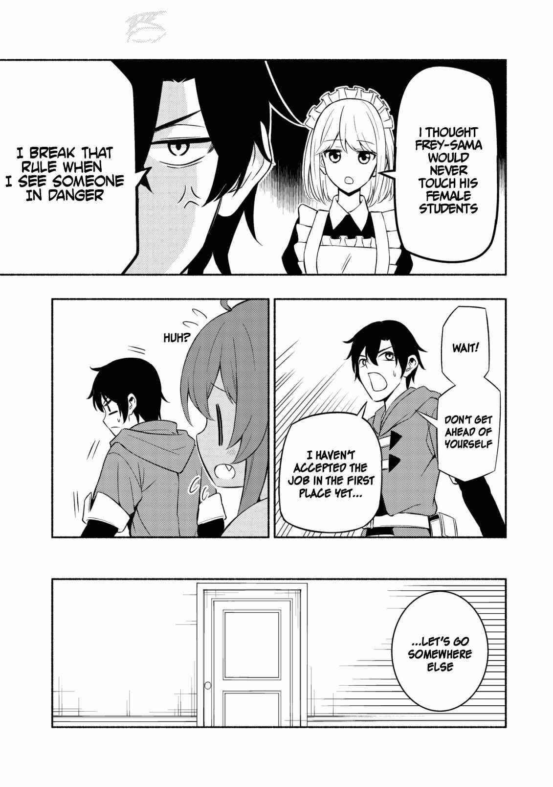 The Demon King’s Educator -The common teacher who has been exiled from the Brave Academy becomes a private teacher for the Devil’s daughters- Chapter 3 - Page 16