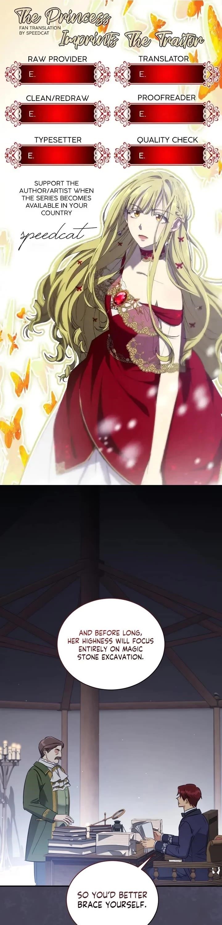 The Princess Imprints the Traitor Chapter 68 - Page 1