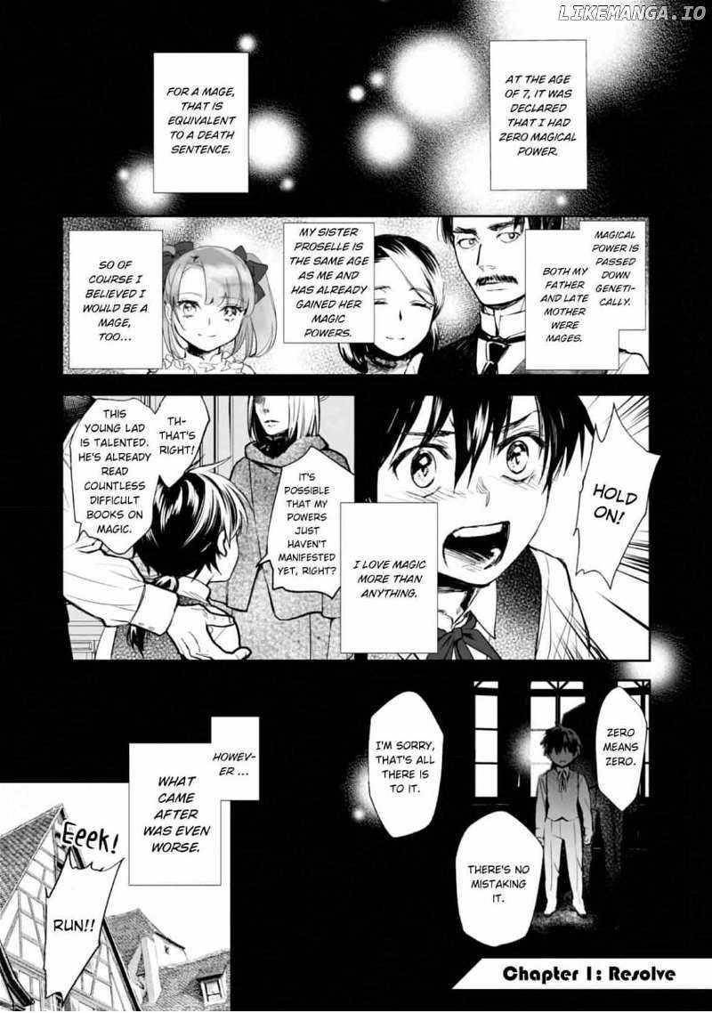 The Most Powerful Mage with Zero Magic Power: “I Told You Your Magic Theory was Wrong, Didn’t I?” Chapter 1 - Page 5