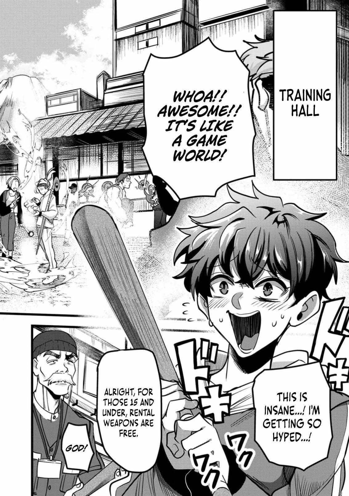 Reincarnation of the Online Game Addict ~ I Can’t Use the Overpowered Fists That Made Me the Fist King, so Now I Swing a Club for Eight Hours a Day Chapter 1 - Page 31