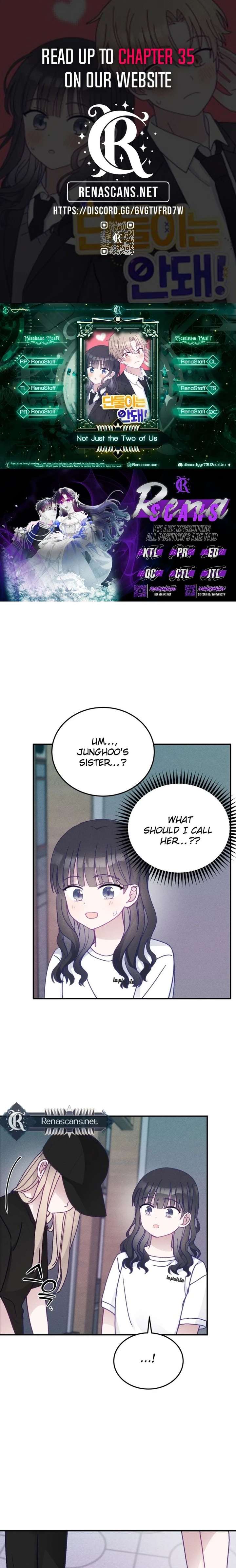 Not Just the Two of Us Chapter 26 - Page 1