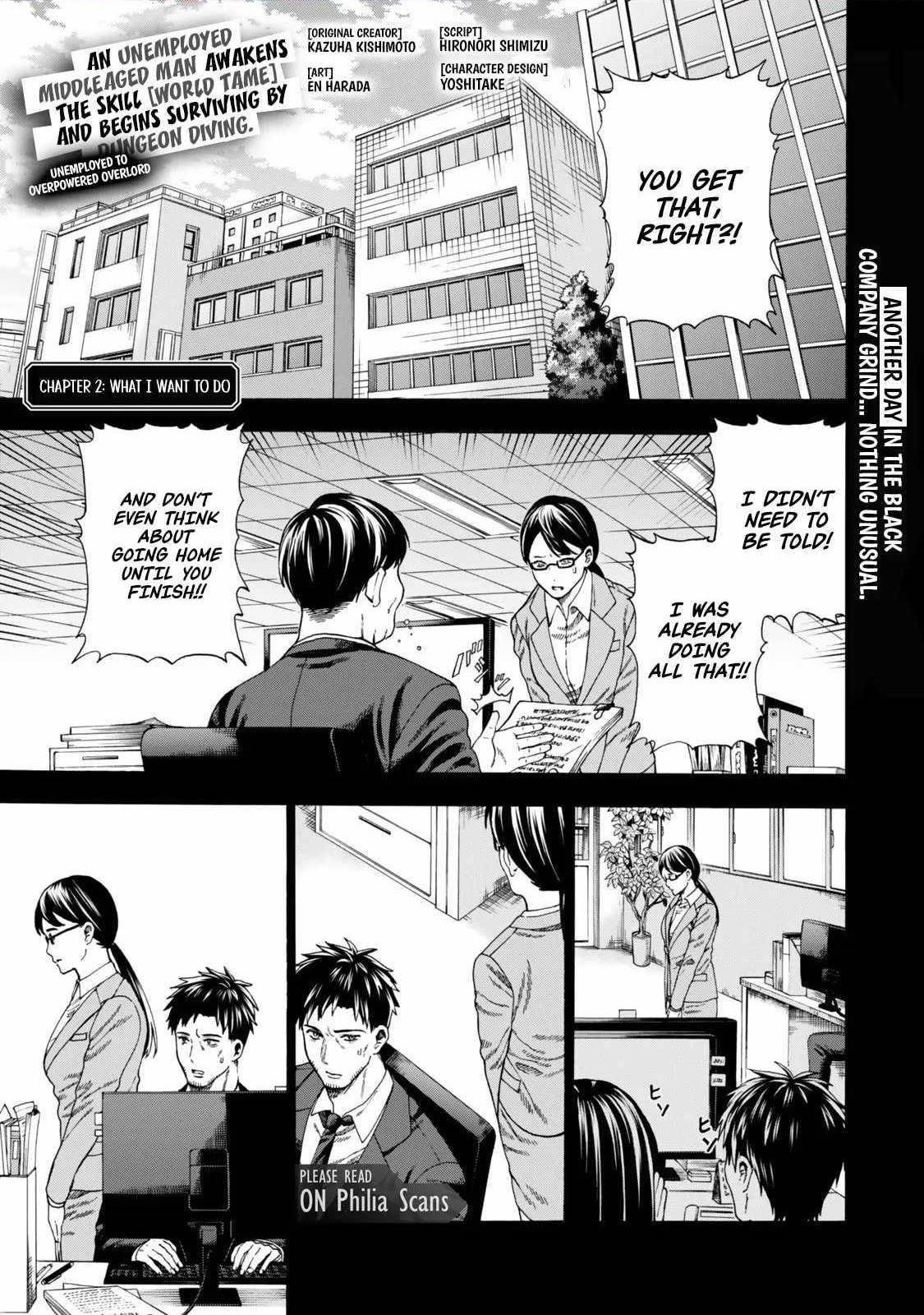 The Old Man Who Awakened the Skill “Domination of All Things” has Decided to Make a Living by Conquering Dungeons Chapter 2 - Page 1