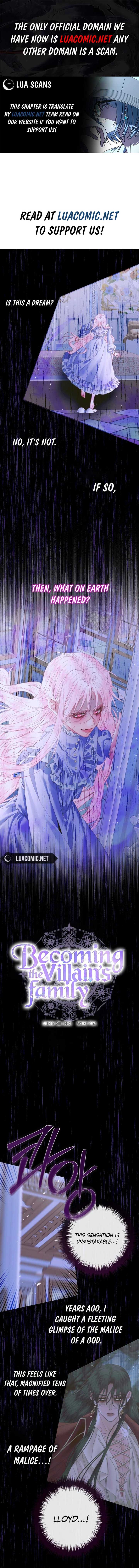 Becoming The Villain’s Family Chapter 125 - Page 1