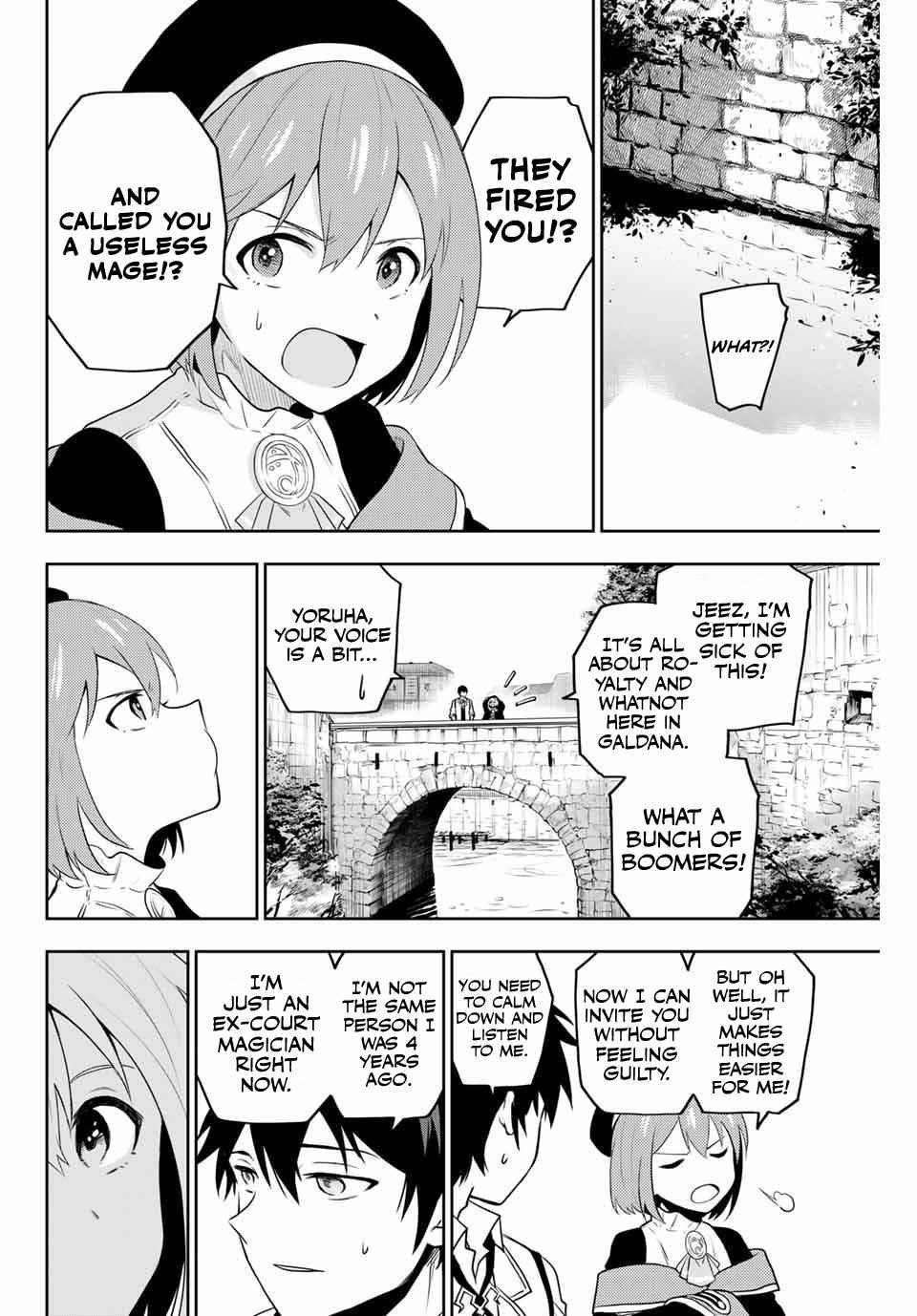A Court Magician, Who Was Focused On Supportive Magic Because His Allies Were Too Weak, Aims To Become The Strongest After Being Banished Chapter 1 - Page 27