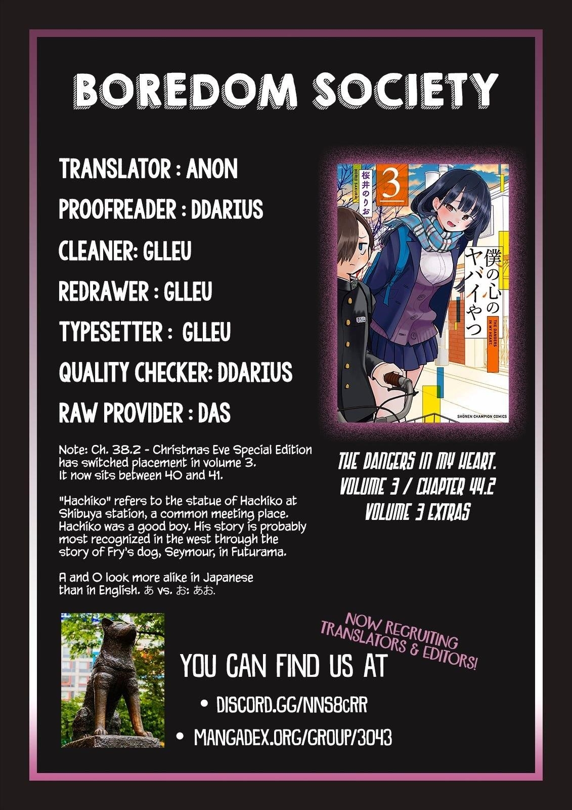 The Dangers in My Heart Chapter 44.2 - Page 7