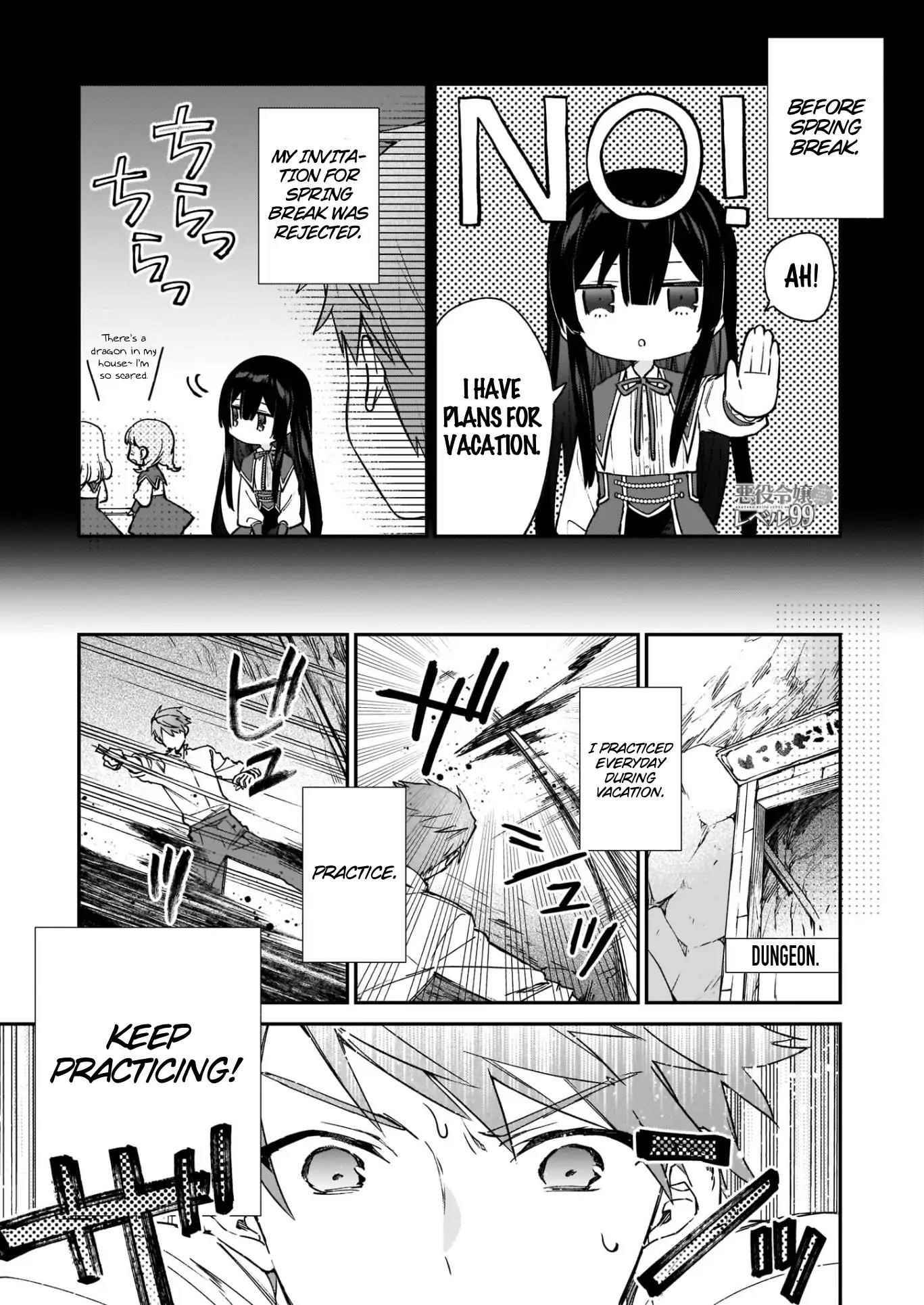 Villainess Level 99 ~I May Be The Hidden Boss But I’m Not The Demon Lord~ Chapter 14.1 - Page 1
