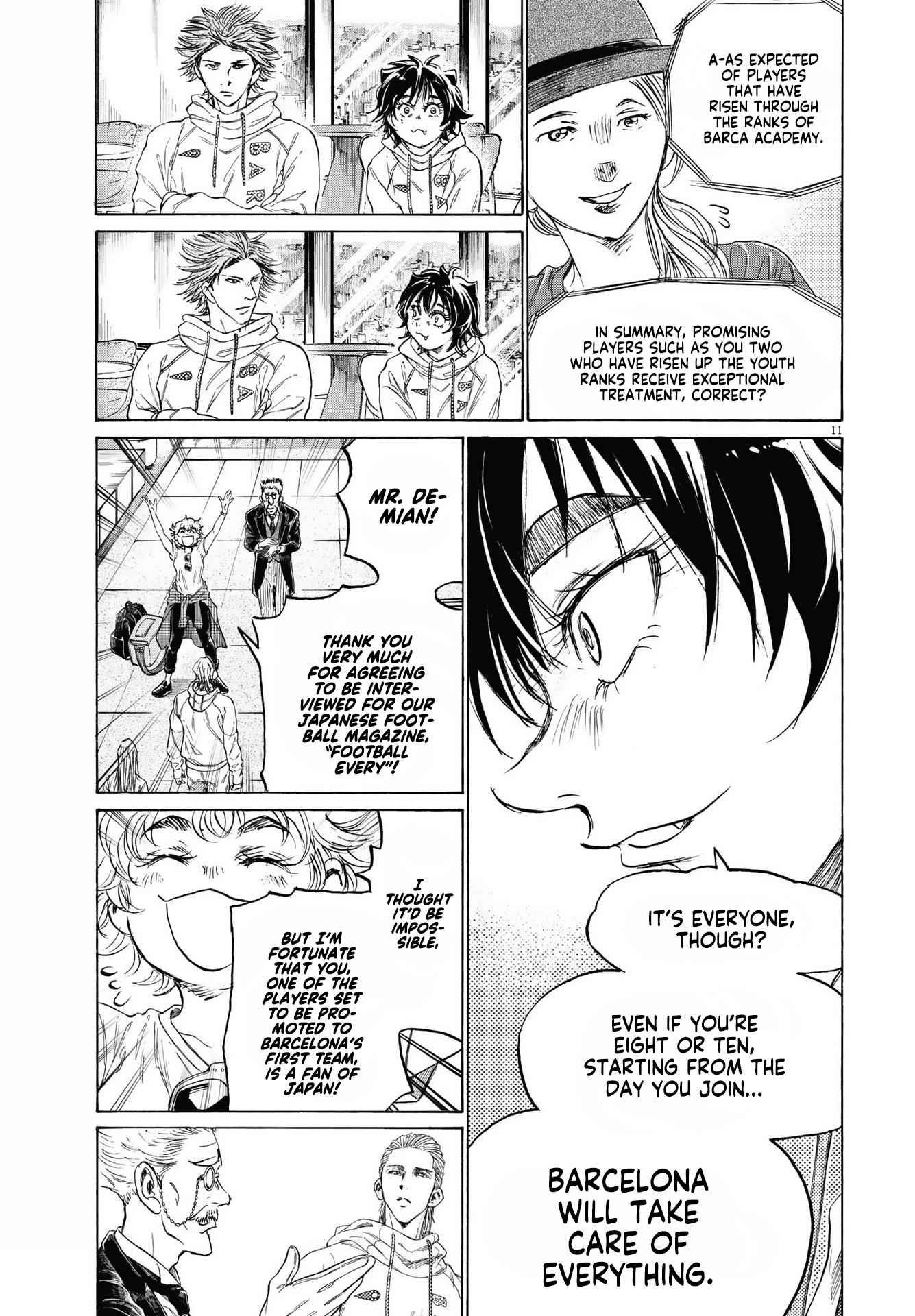 Ao Ashi Chapter 340 - Page 11