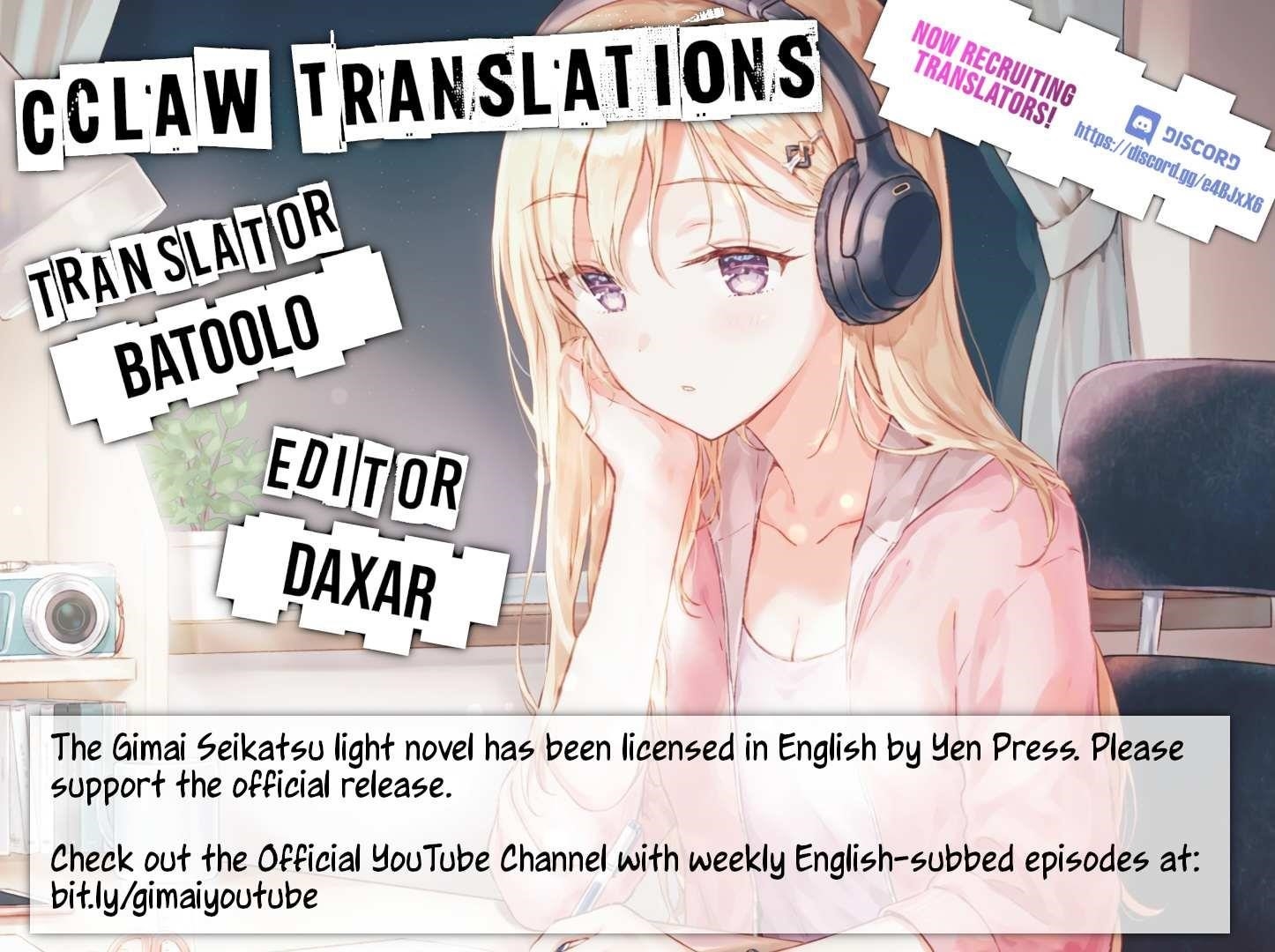 Gimai Seikatsu Chapter 14.2 - Page 20