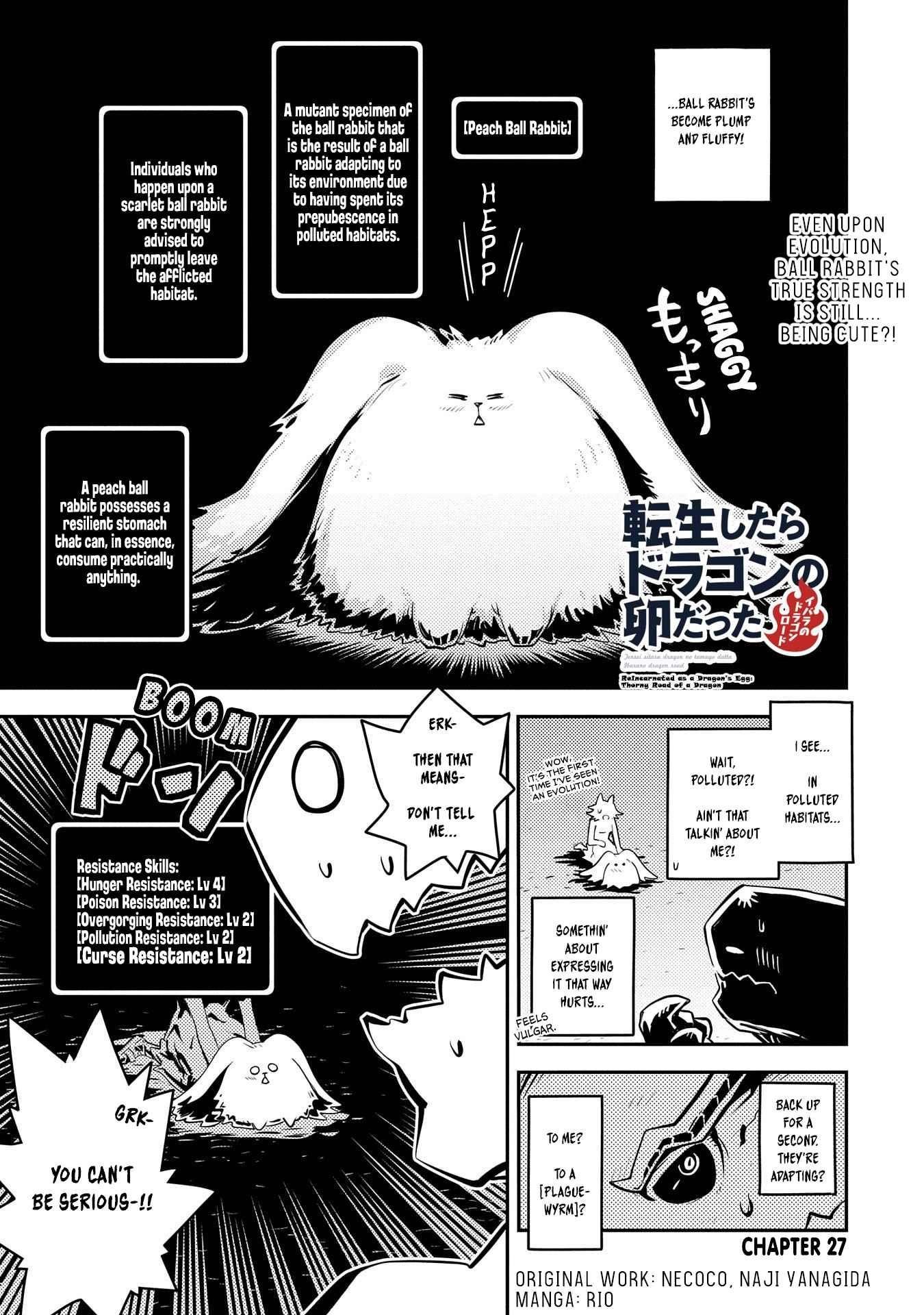 Tensei Shitara Dragon No Tamago Datta – Saikyou Igai Mezasa Nee Chapter 27 - Page 1