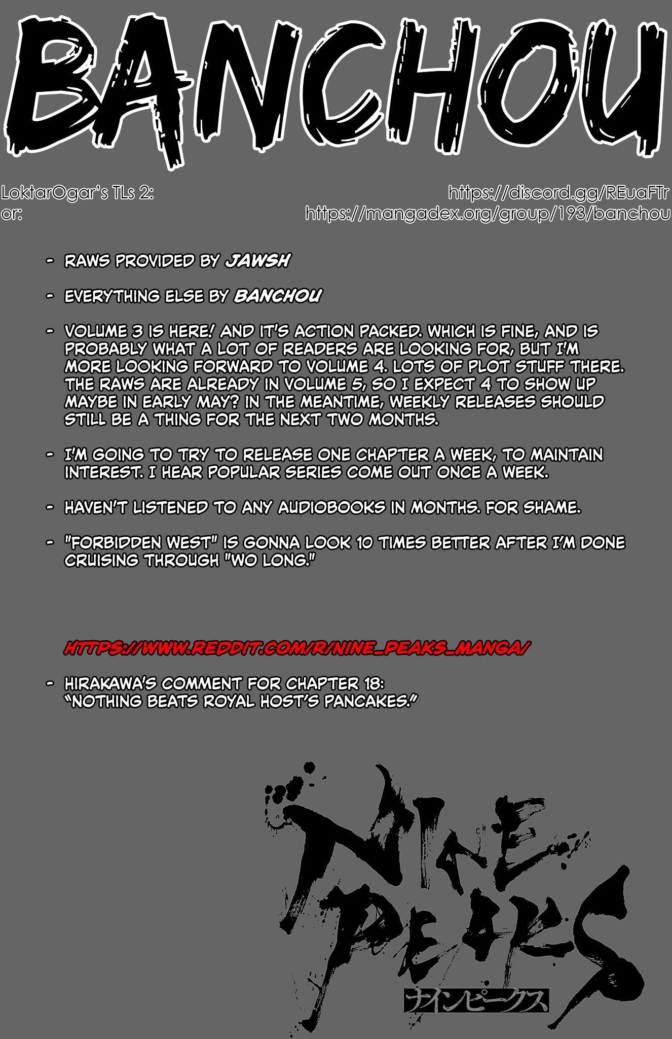 Nine Peaks Chapter 18 - Page 1