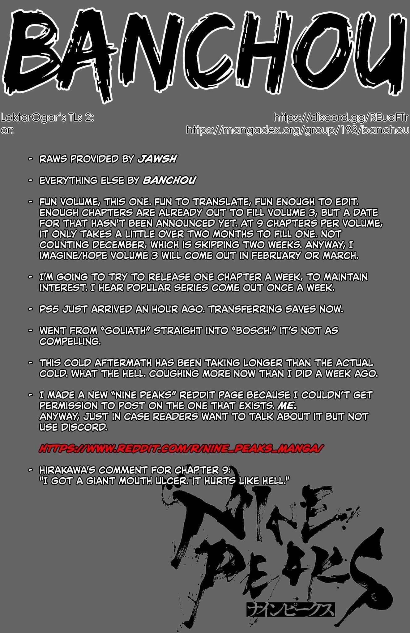 Nine Peaks Chapter 9 - Page 1