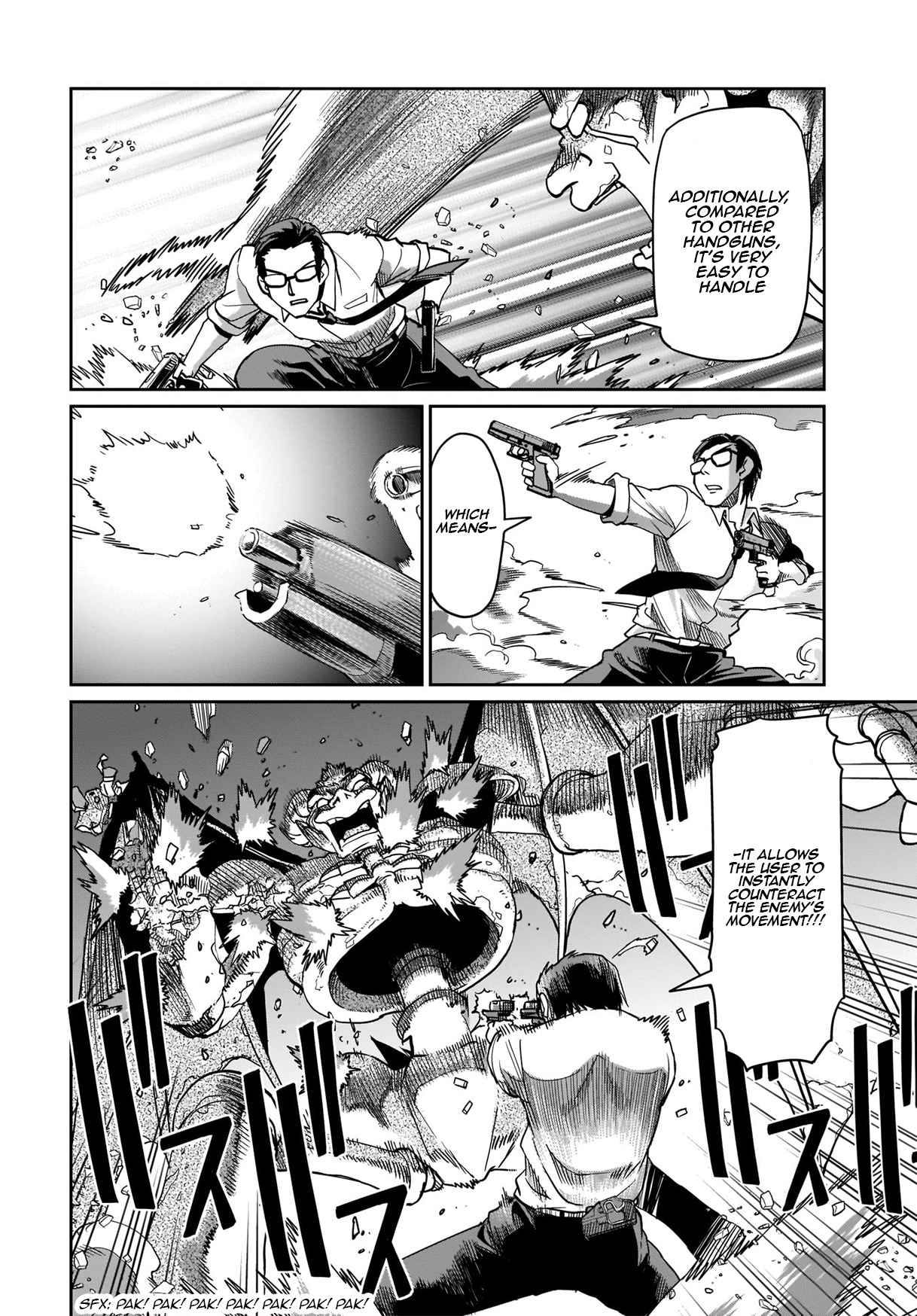 The gunner’s life of a middle-aged man summoned to another world and armed with a rifle: an airsoft addicted salaryman returns to the alternative world after work Chapter 1 - Page 21