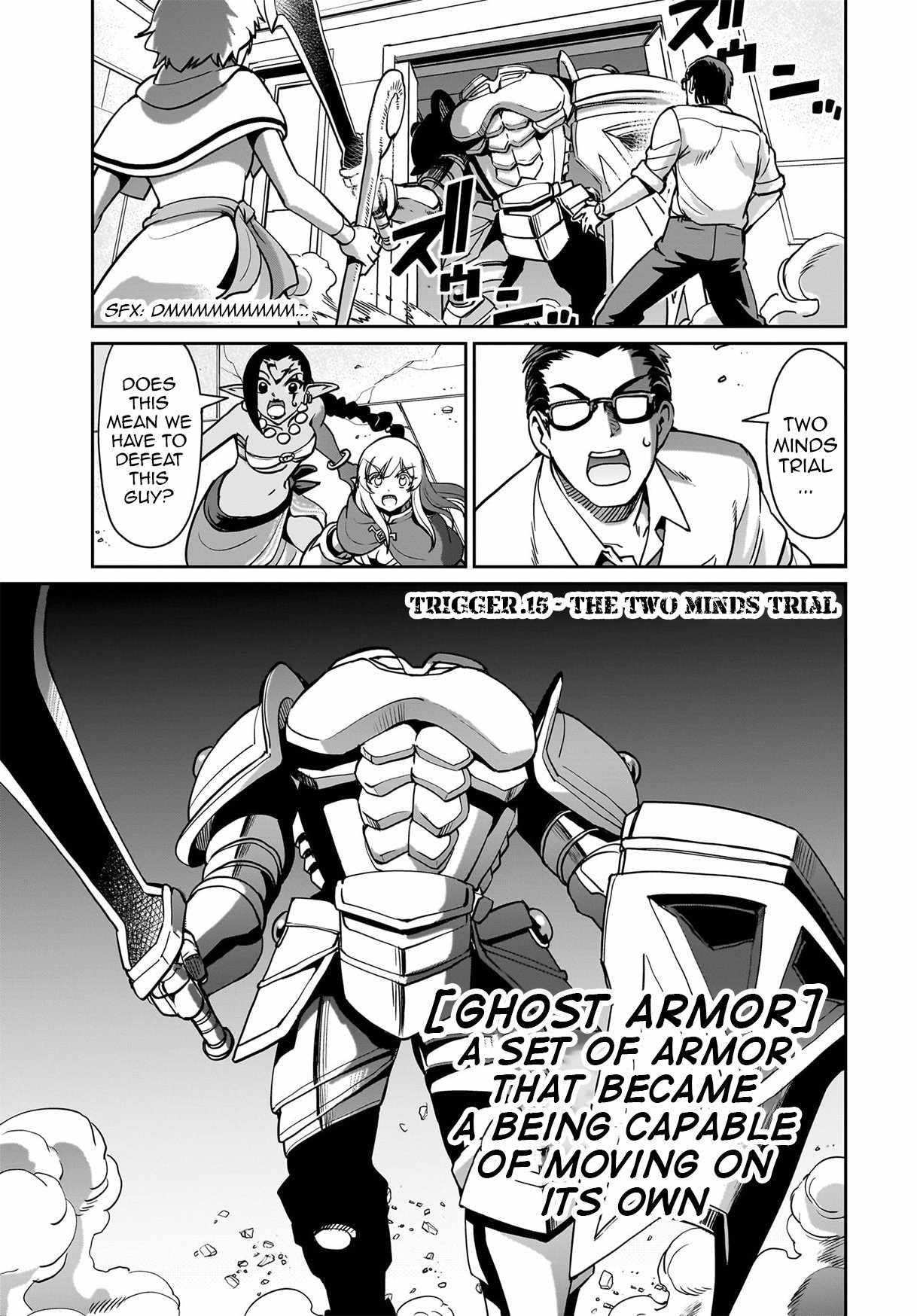 The gunner’s life of a middle-aged man summoned to another world and armed with a rifle: an airsoft addicted salaryman returns to the alternative world after work Chapter 15 - Page 1