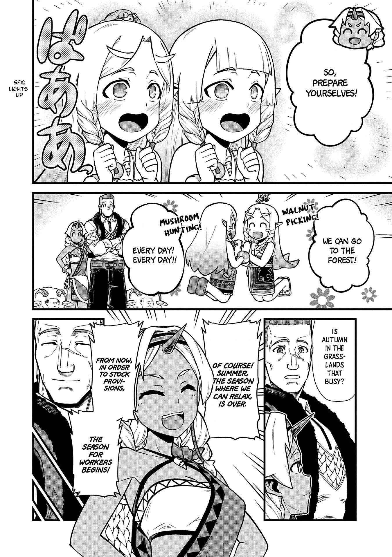 The Population of the Frontier Owner Starts With 0. “Dias the Blue” and a Blue-Horned Girl Chapter 34 - Page 4