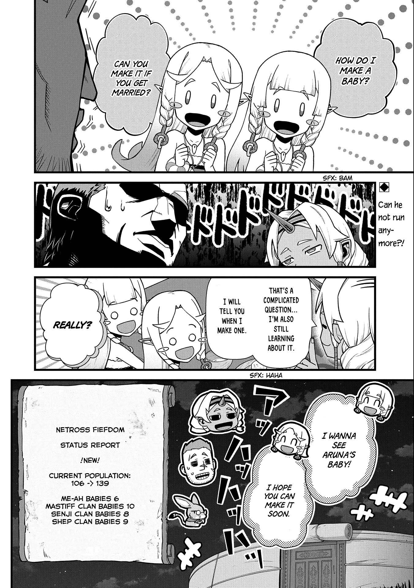 The Population of the Frontier Owner Starts With 0. “Dias the Blue” and a Blue-Horned Girl Chapter 40 - Page 32