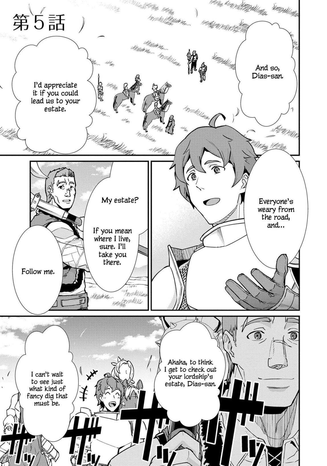 The Population of the Frontier Owner Starts With 0. “Dias the Blue” and a Blue-Horned Girl Chapter 5 - Page 1