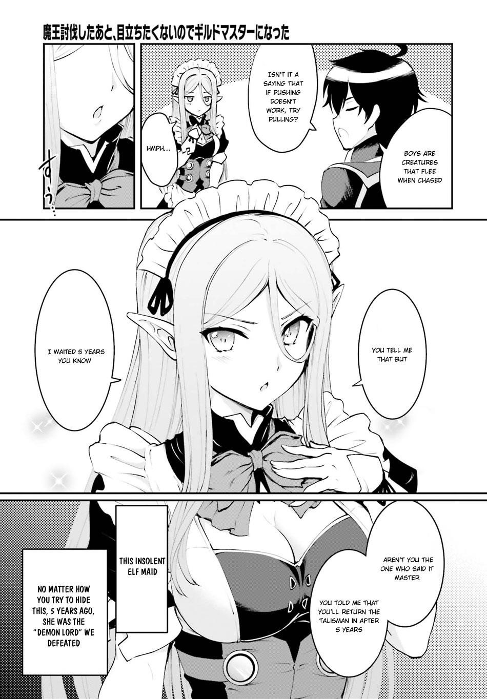 He Didn’t Want To Be The Center Of Attention, Hence, After Defeating The Demon Lord, He Became A Guild Master Chapter 1.1 - Page 9