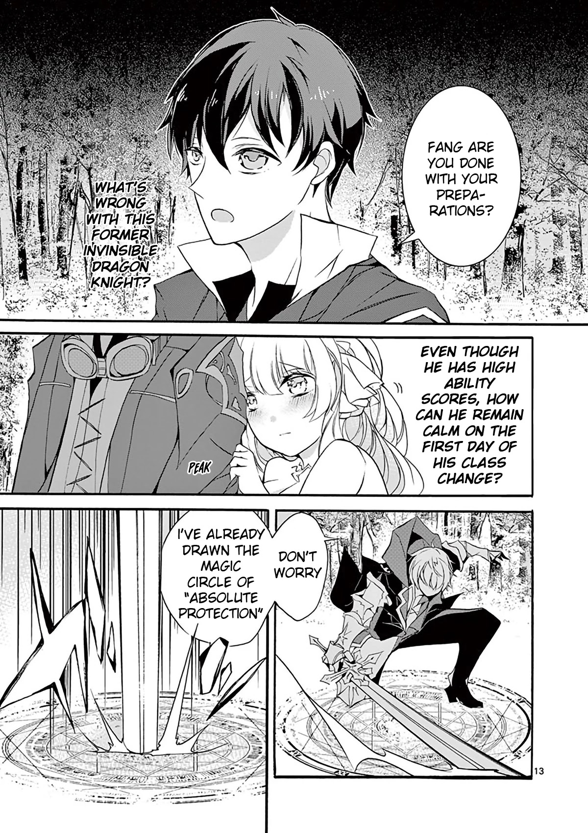 From The Strongest Job Of Dragon Knight, To The Beginner Job Carrier, Somehow, I Am Dependent On The Heroes Chapter 3 - Page 12