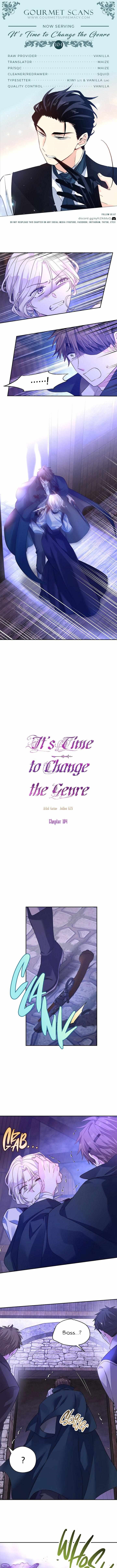It’s Time to Change the Genre Chapter 104 - Page 1