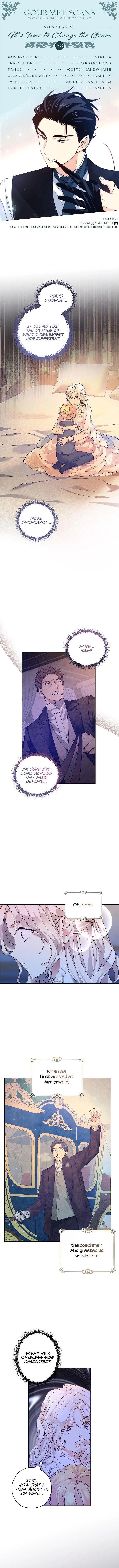 It’s Time to Change the Genre Chapter 88 - Page 1