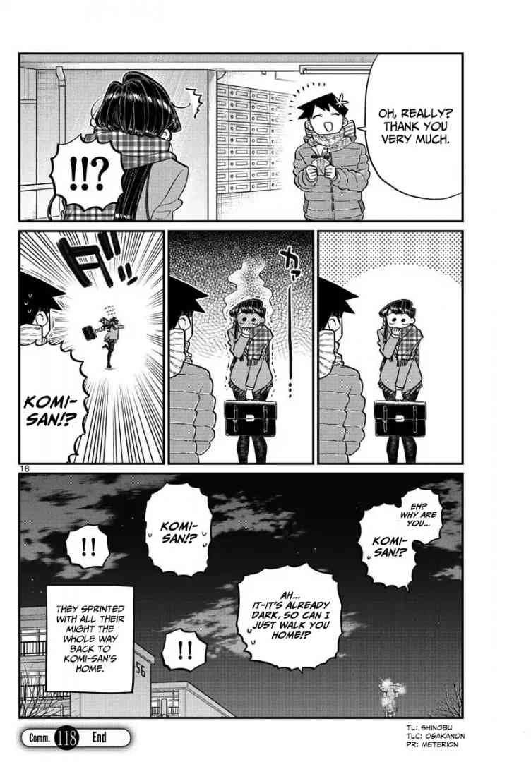 KOMI-SAN WA KOMYUSHOU DESU Chapter 118 - Page 18