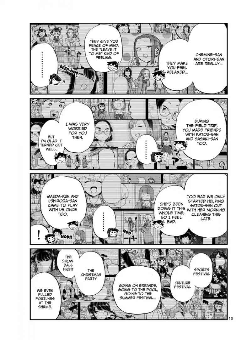 KOMI-SAN WA KOMYUSHOU DESU Chapter 129 - Page 13